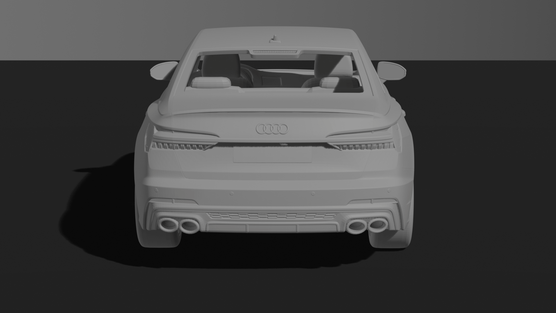 Audi S6 2020 STL 3D Print Model