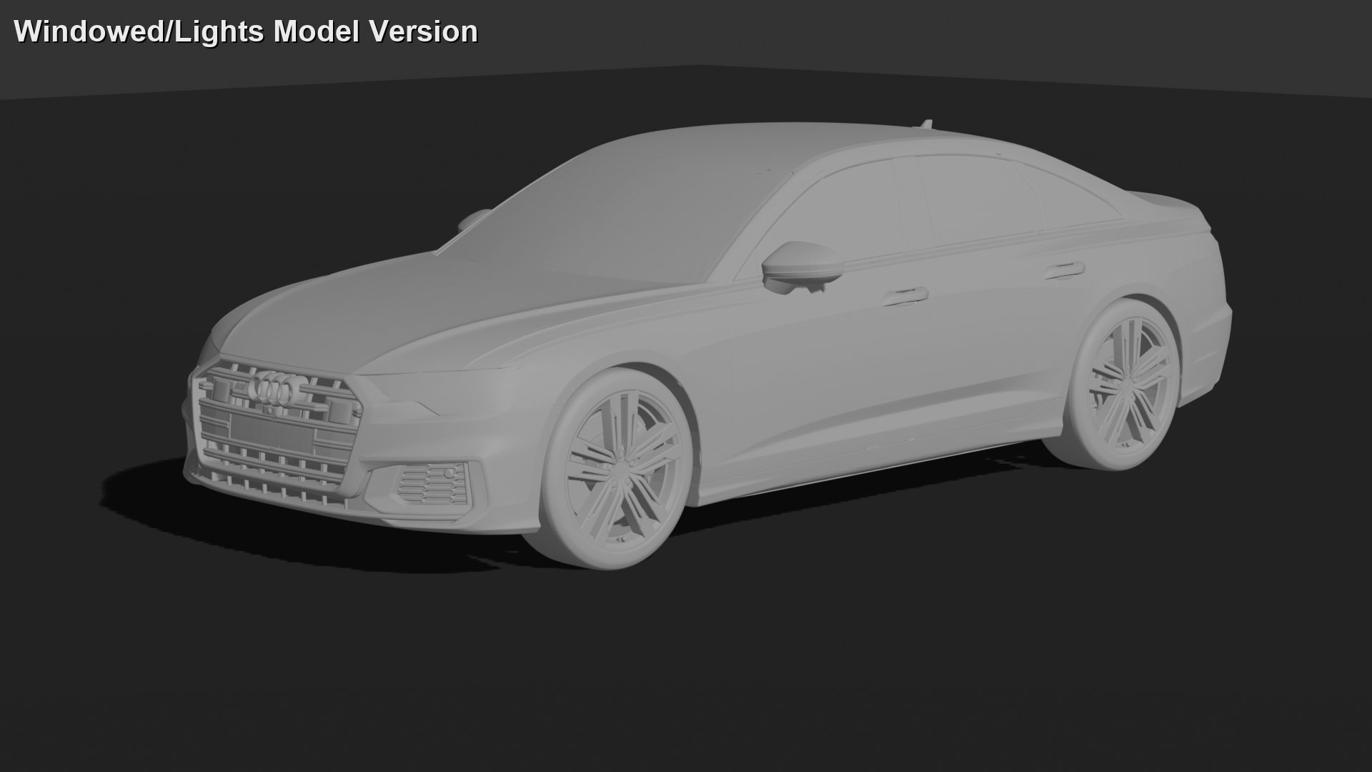 Audi S6 2020 STL 3D Print Model