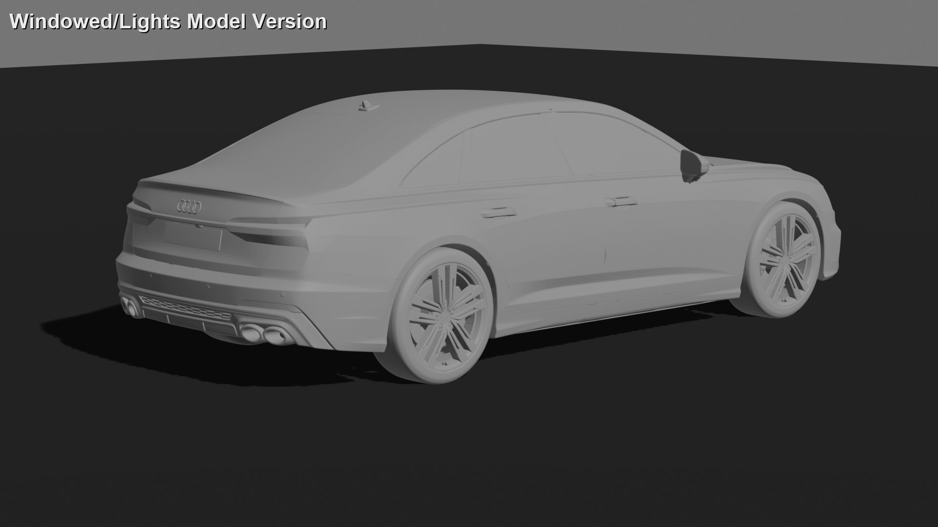 Audi S6 2020 STL 3D Print Model