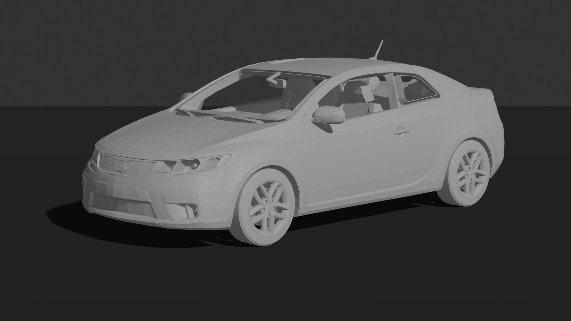 Kia Forte Koup 2010 STL 3D Print Model