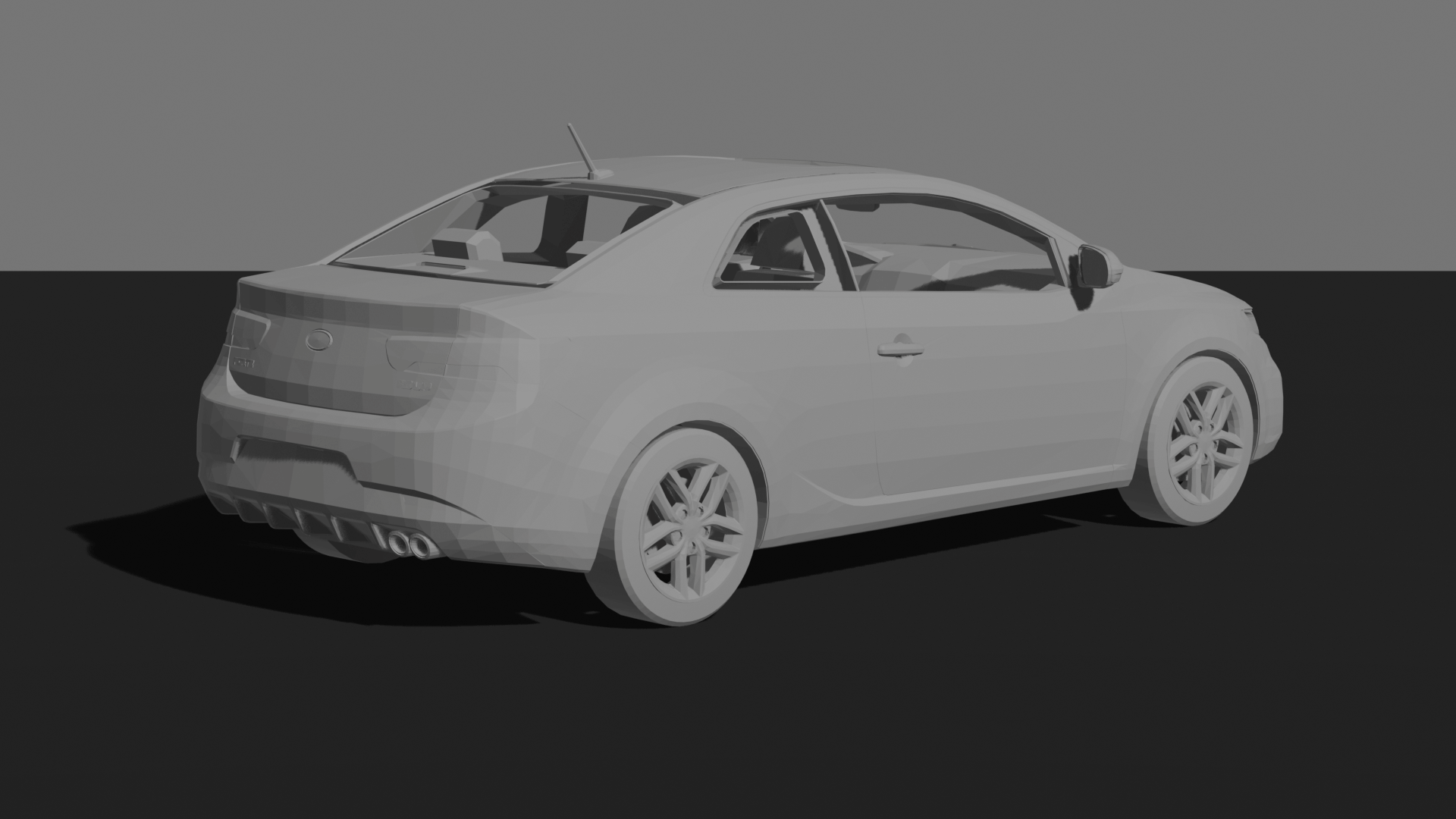 Kia Forte Koup 2010 STL 3D Print Model