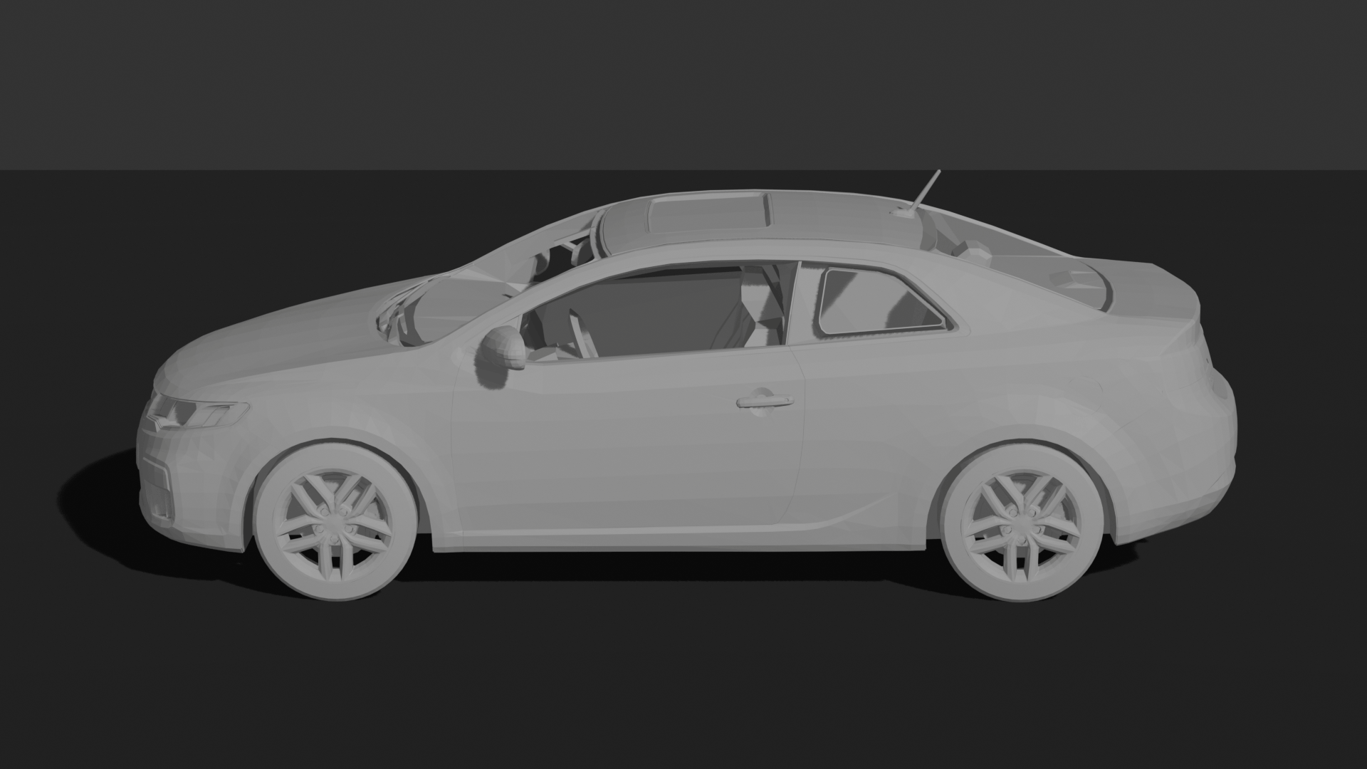Kia Forte Koup 2010 STL 3D Print Model