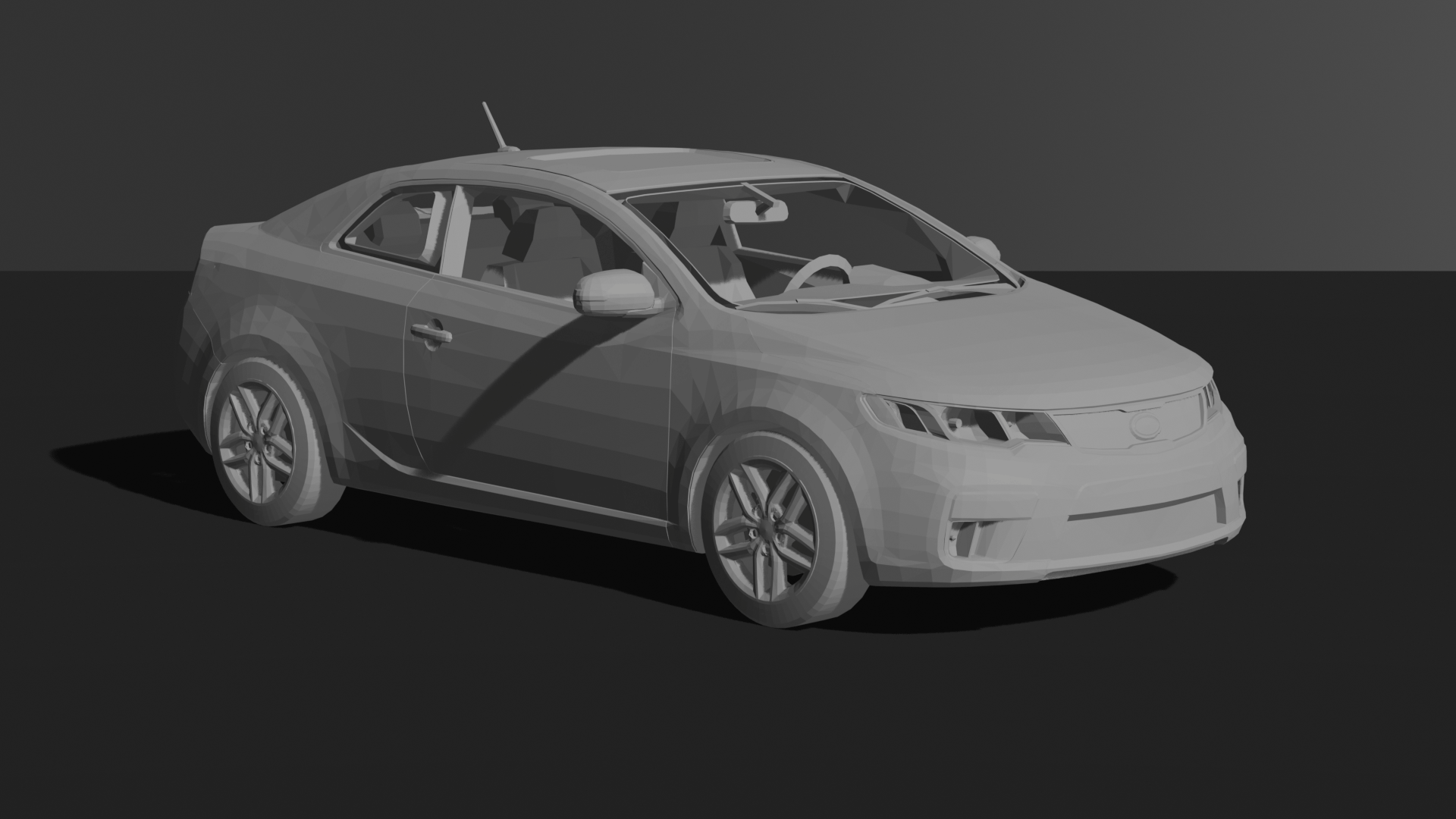 Kia Forte Koup 2010 STL 3D Print Model
