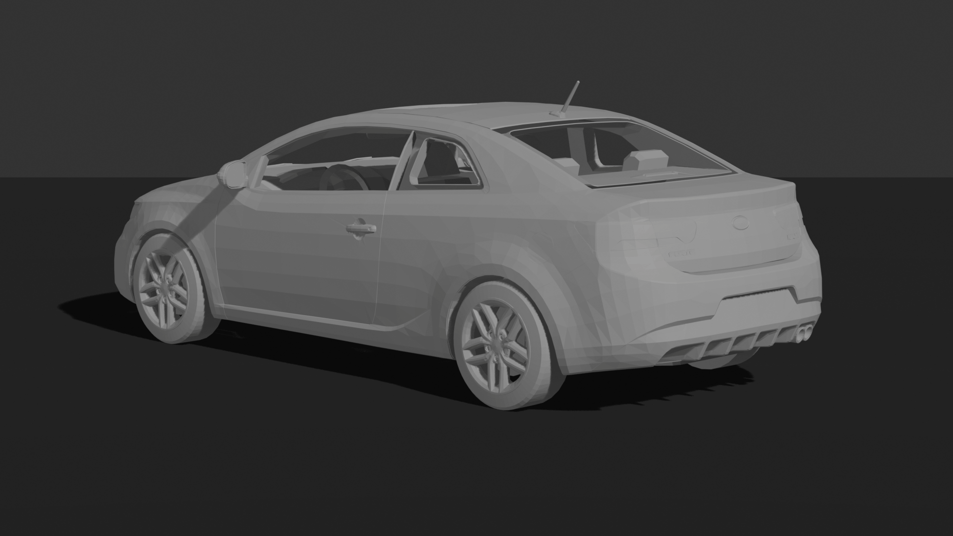 Kia Forte Koup 2010 STL 3D Print Model