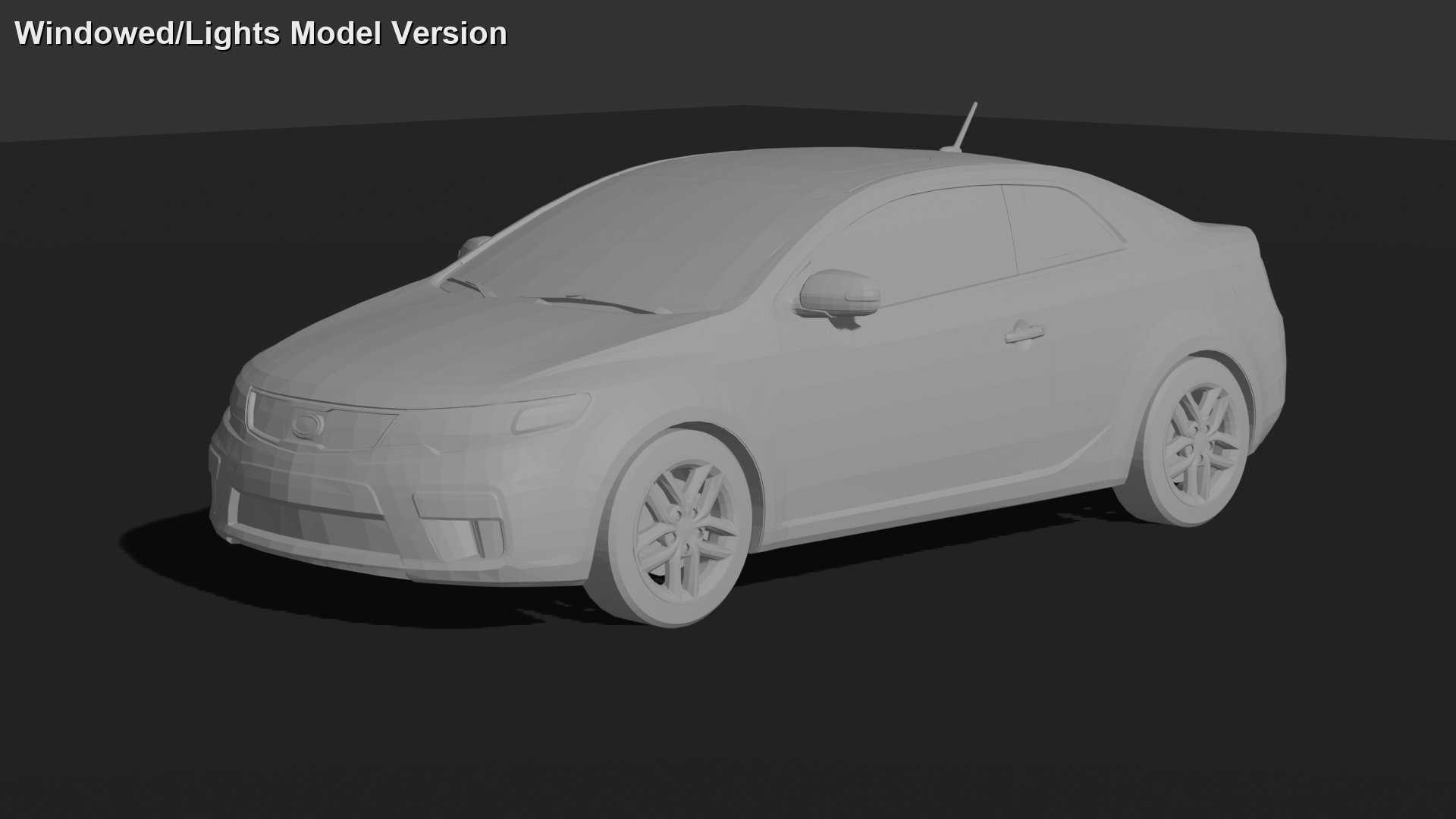 Kia Forte Koup 2010 STL 3D Print Model