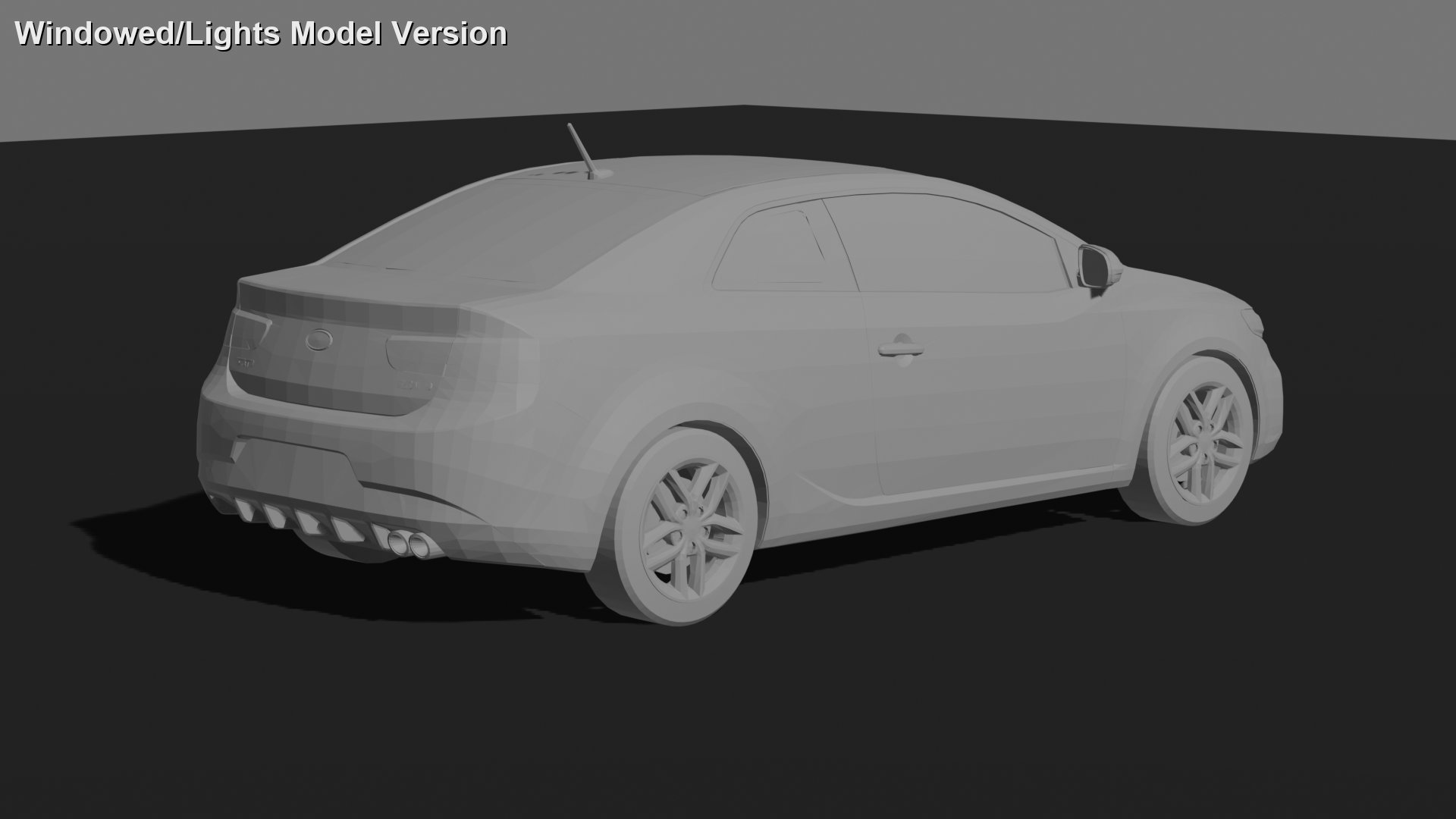 Kia Forte Koup 2010 STL 3D Print Model