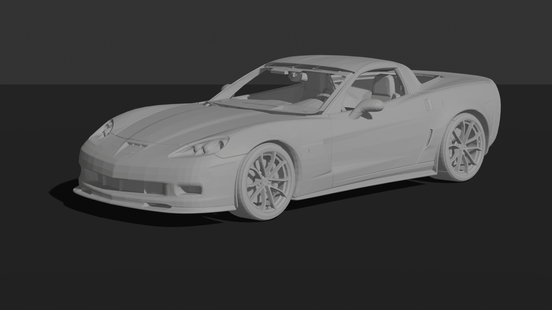 Chevrolet Corvette Z06 2013 STL 3D Print Model