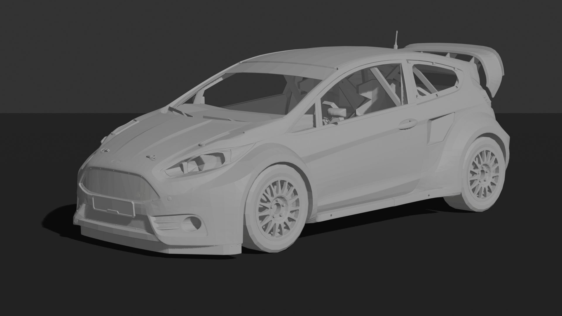 Ford Fiesta ST GRC 2013 STL 3D Print Model