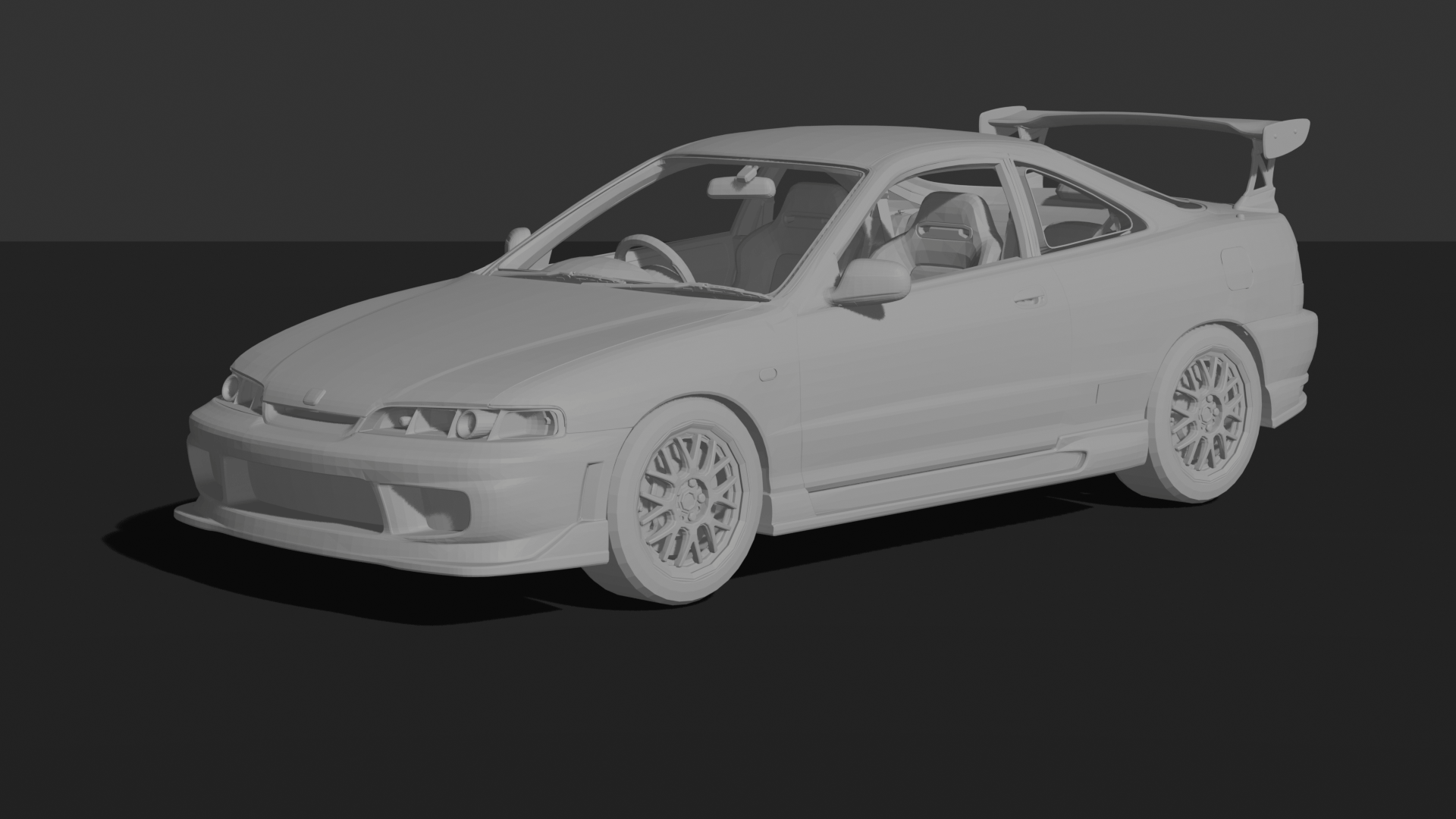 Honda Integra Type-R DC2 Ings+1 N-Spec STL 3D Print Model