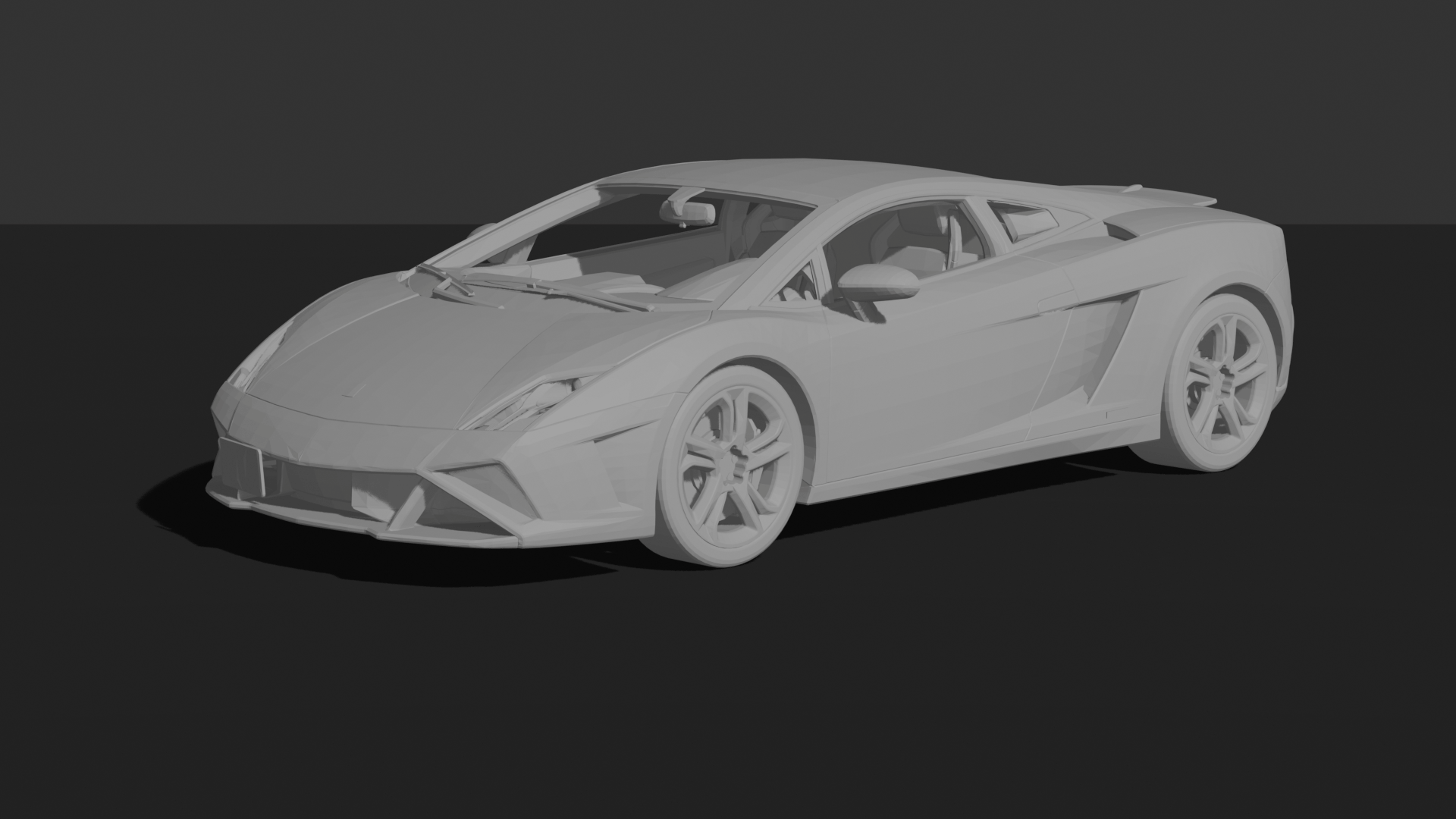 Lamborghini Gallardo LP560-4 2013 STL 3D Print Model