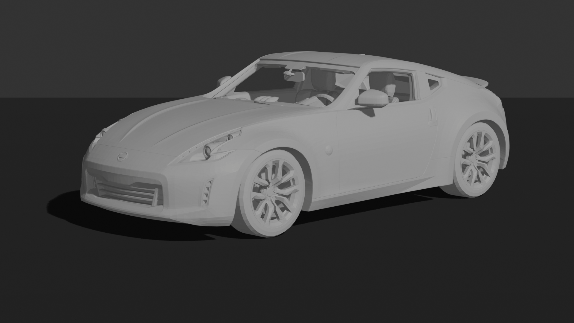 Nissan 370Z 2013 STL 3D Print Model