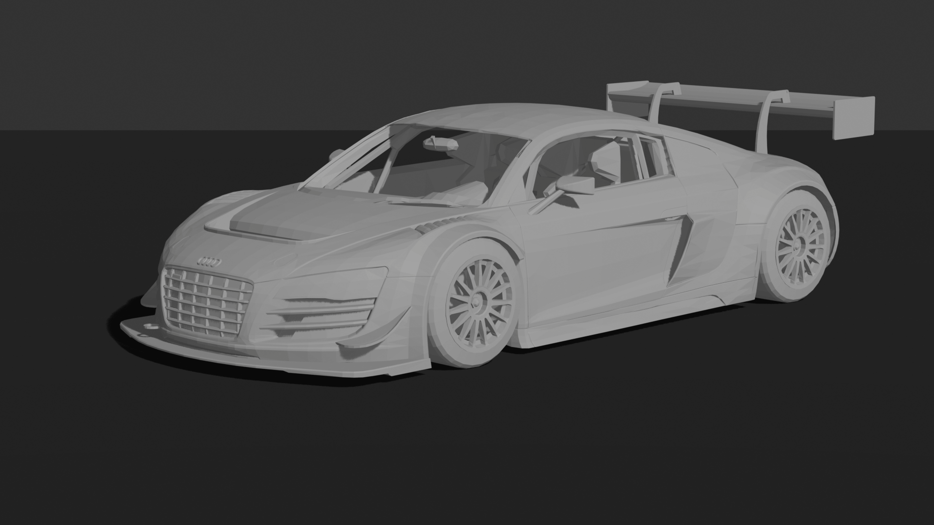 Audi R8 LMS Ultra 2014 STL 3D Print Model