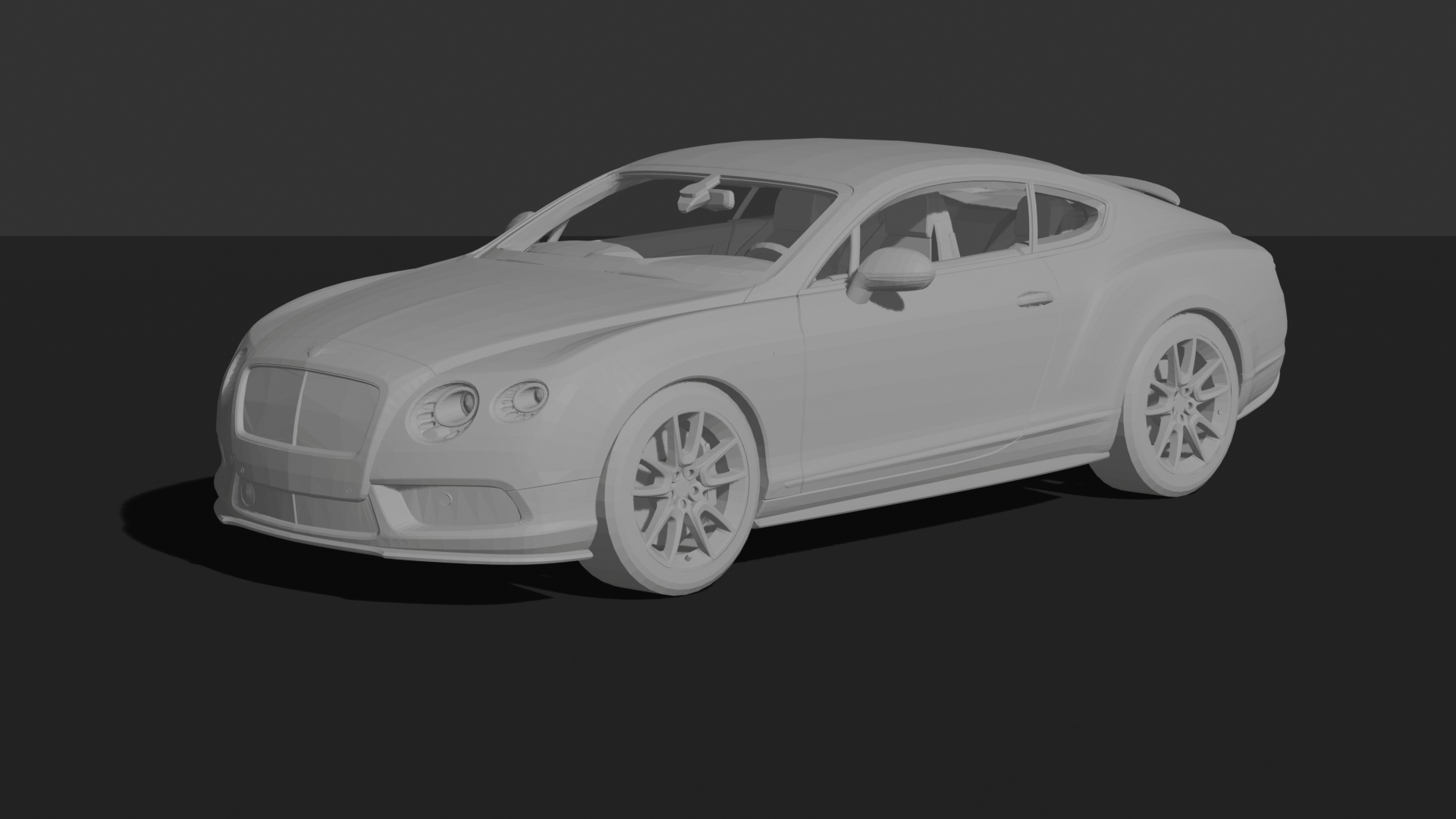 Bentley Continental GT V8 S 2014 STL 3D Print Model