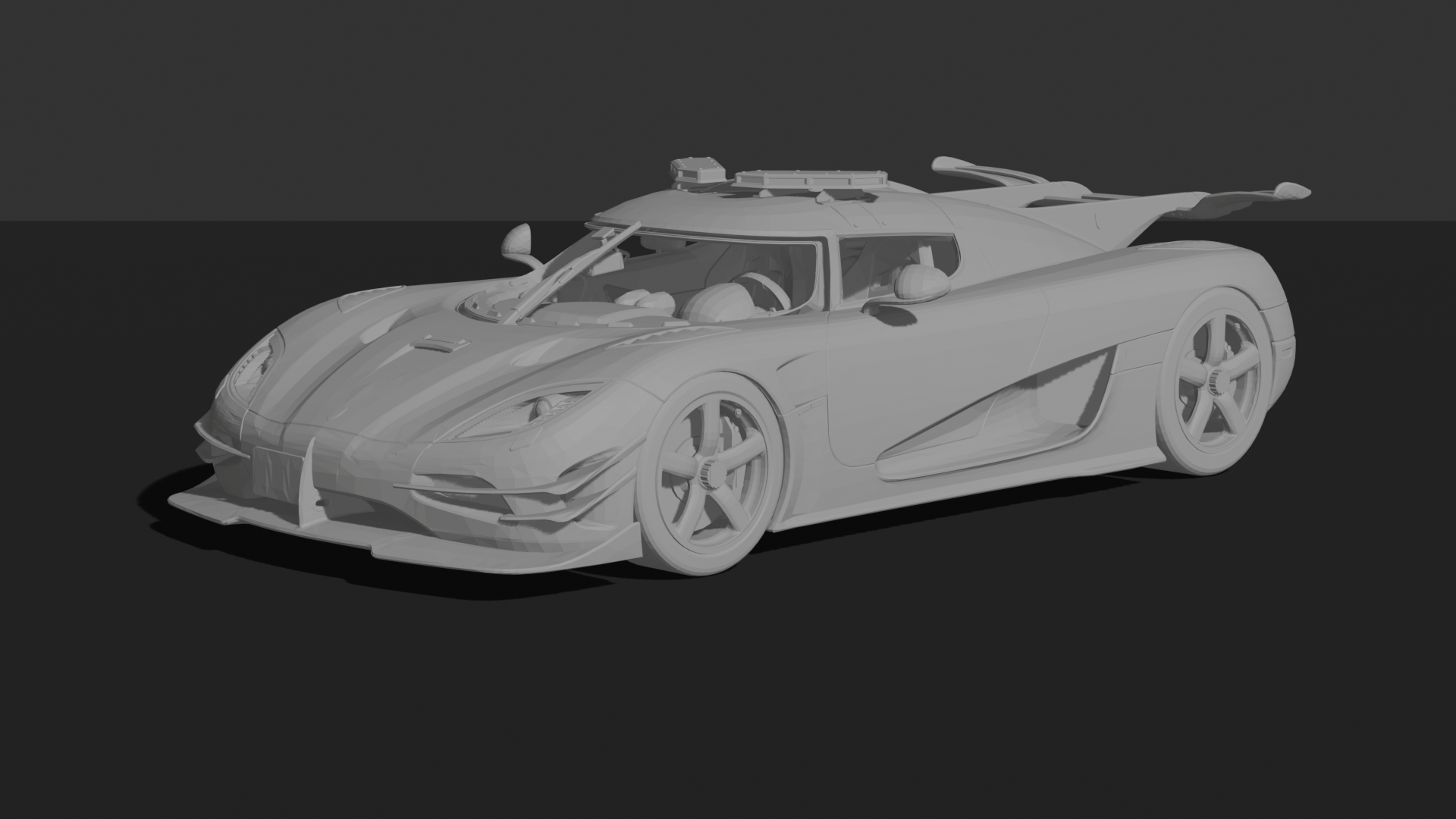 Koenigsegg One:1 2014 Patrol STL 3D Print Model