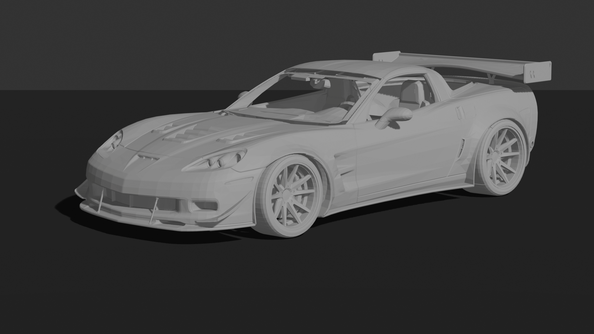Chevrolet Corvette Z06 GT2 2014 LOMA STL 3D Print Model