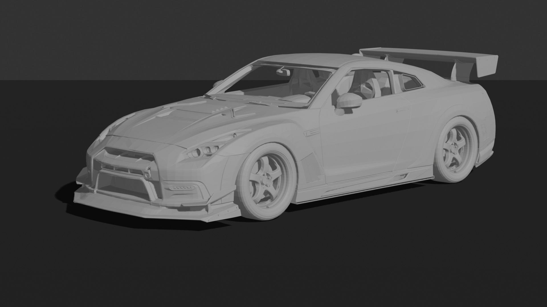 Nissan GT-R Varis Kamikaze-R Circuit 2014 STL 3D Print Model