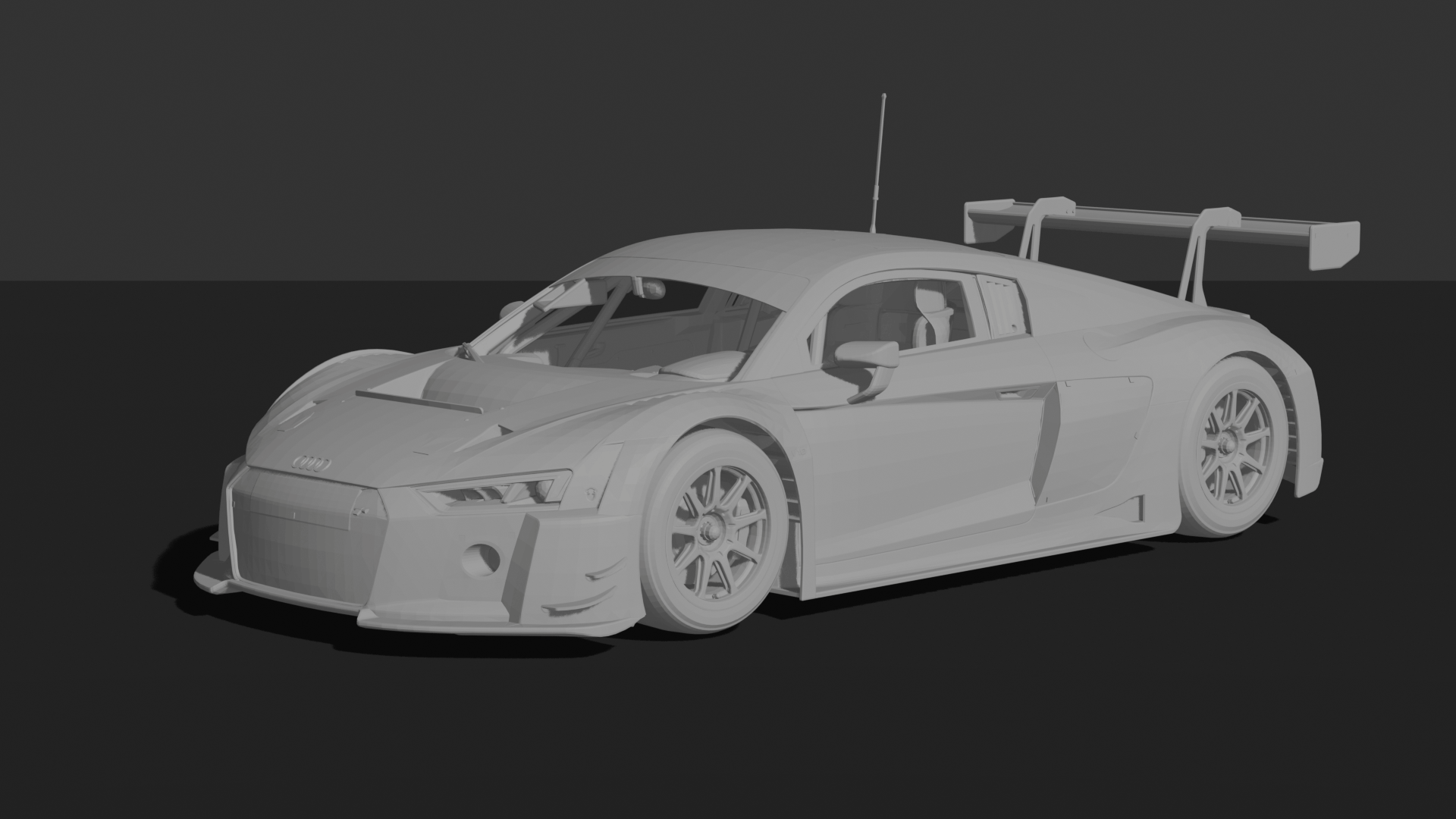 Audi R8 LMS 2015 STL 3D Print Model