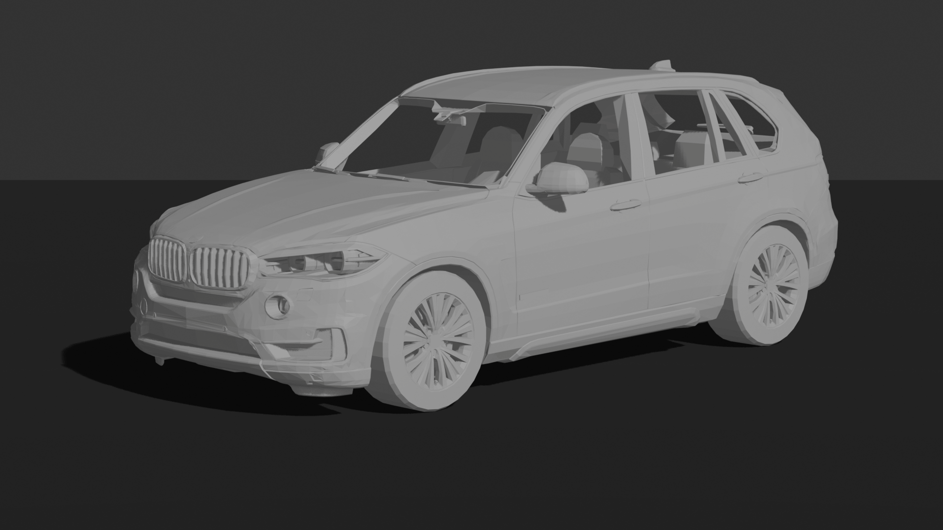 BMW X5 2015 STL 3D Print Model
