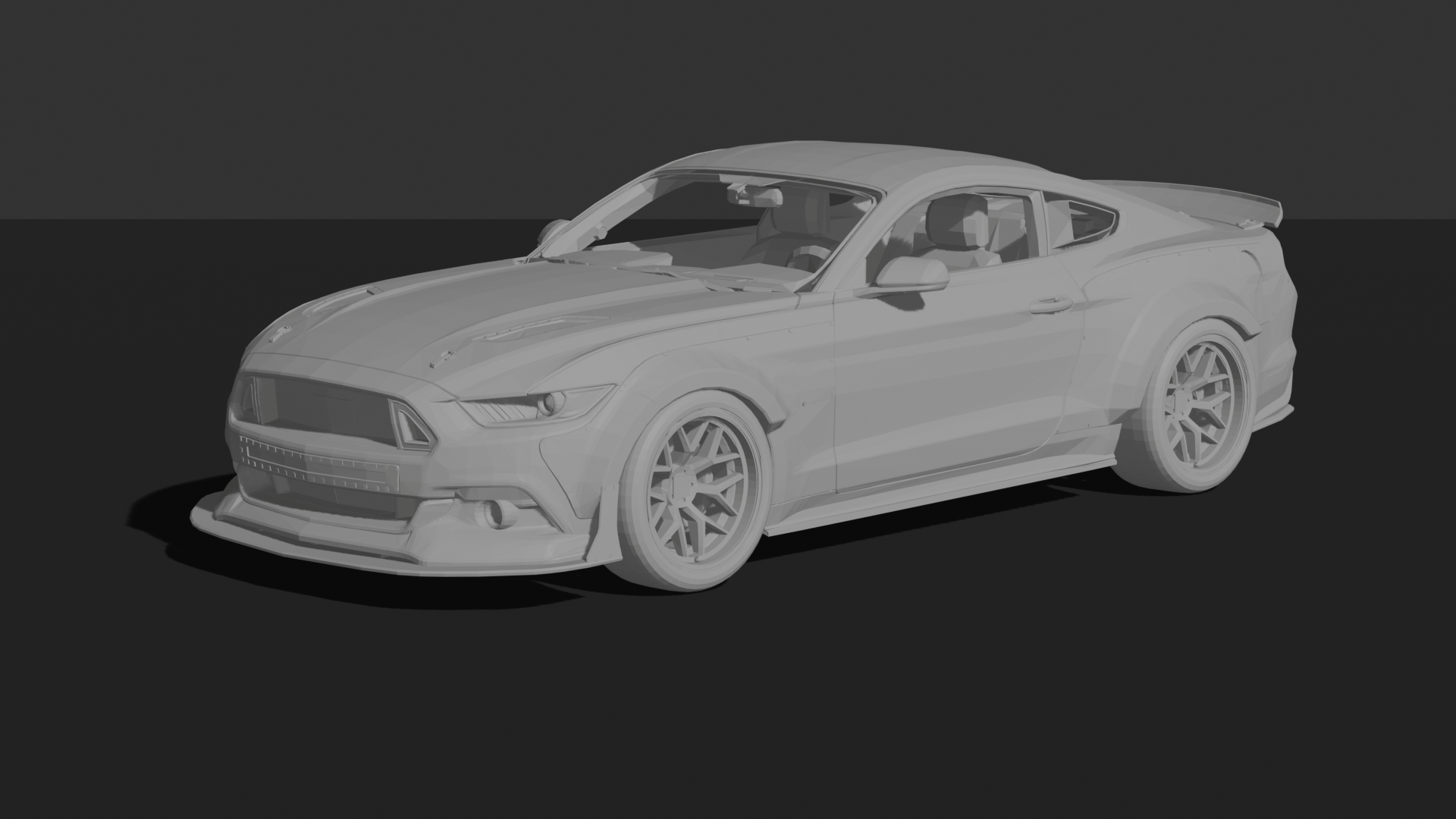 Ford Mustang RTR Spec 5 2015 STL 3D Print Model