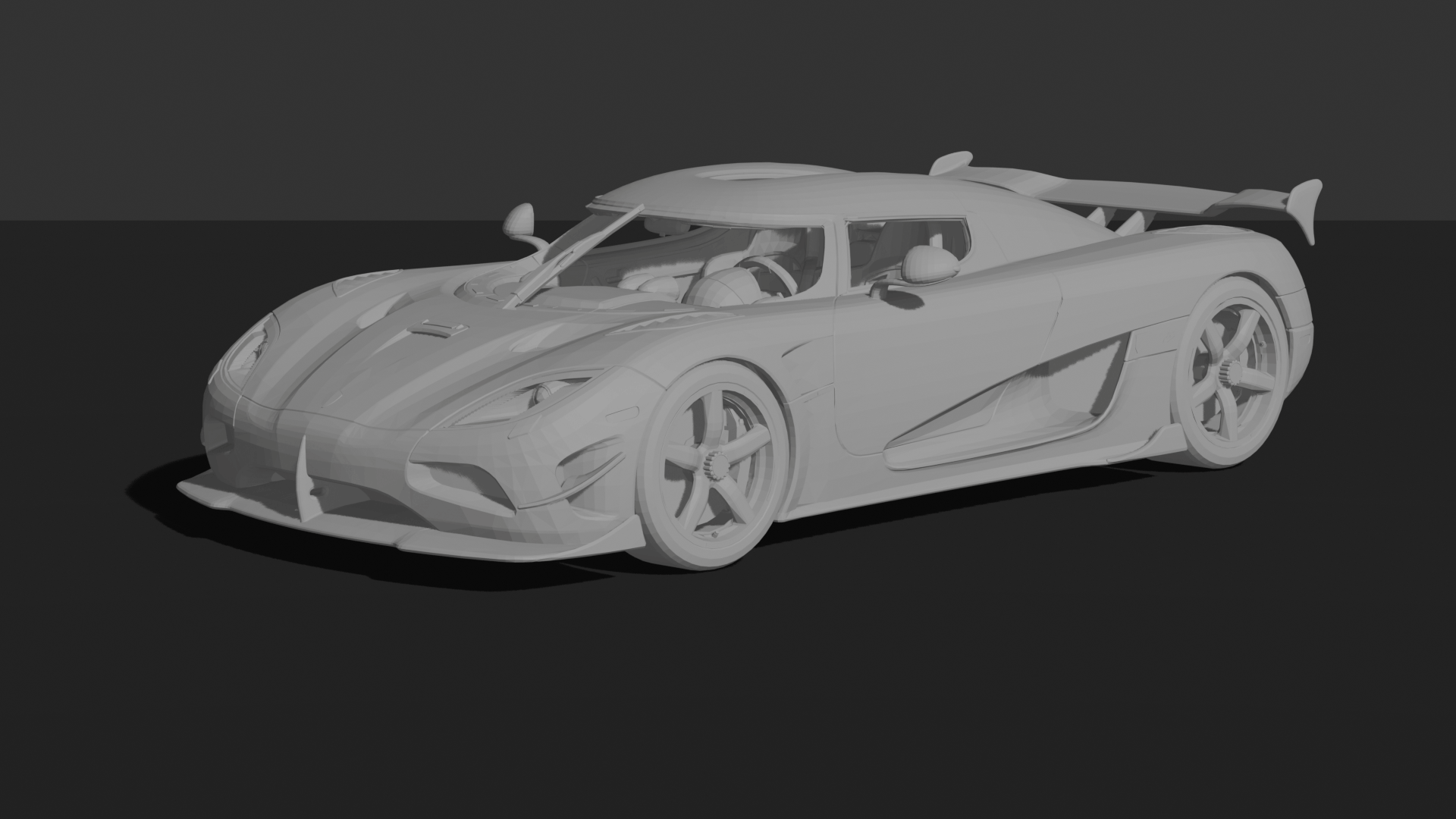 Koenigsegg Agera RS 2015 STL 3D Print Model