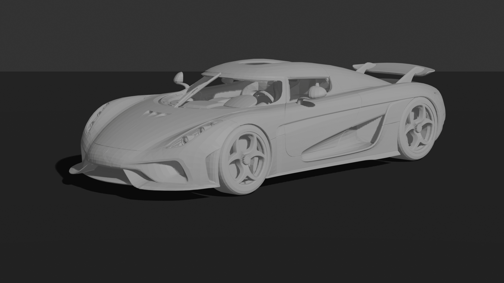 Koenigsegg Regera 2015 STL 3D Print Model