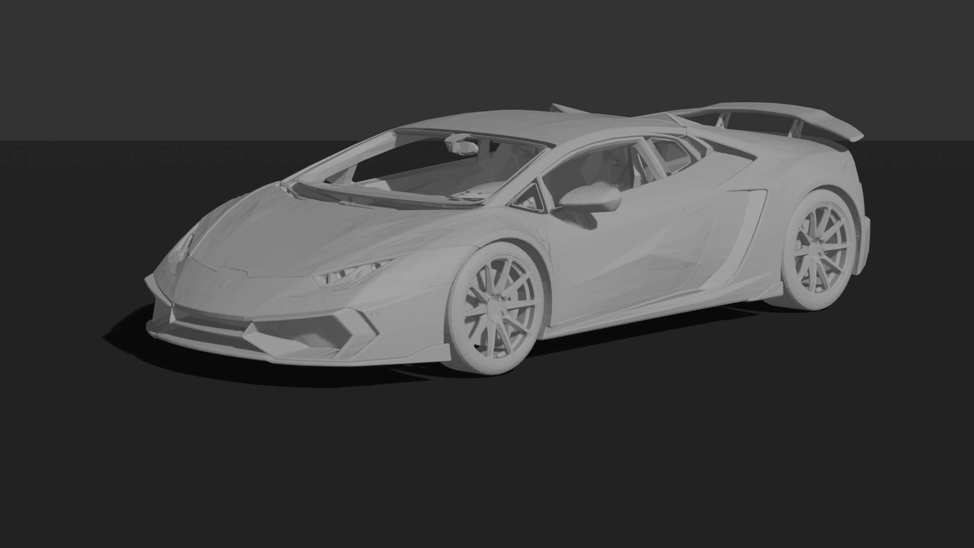 Lamborghini Huracan 2015 Mansory Torofeo STL 3D Print Model