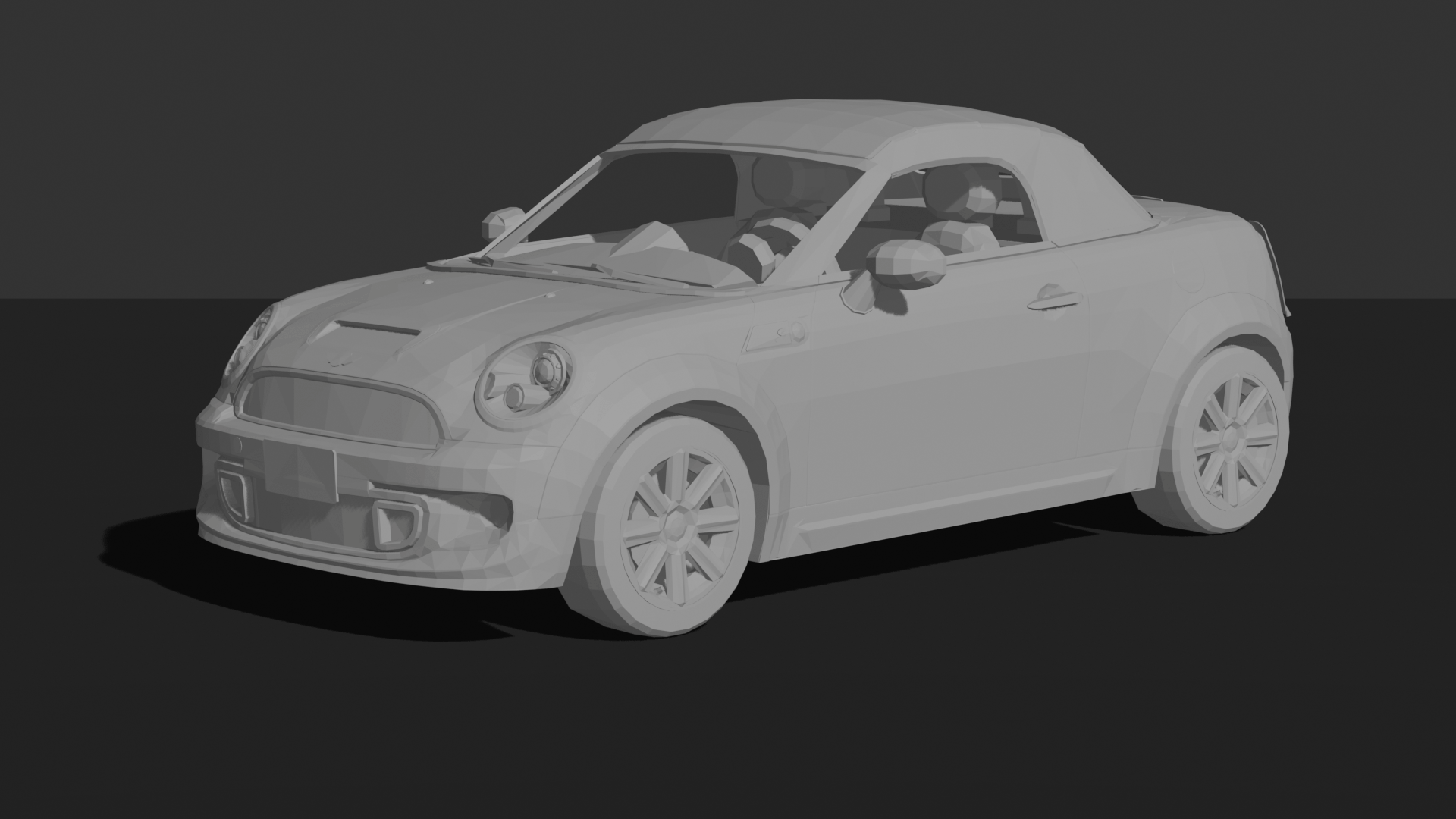 Mini Cooper S Roadster 2015 STL 3D Print Model