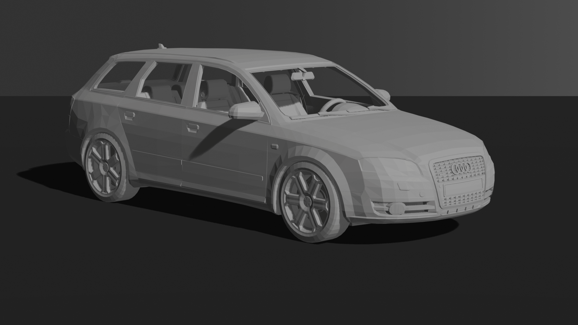 Audi A4 B8 2012 Avant STL 3D Print Model