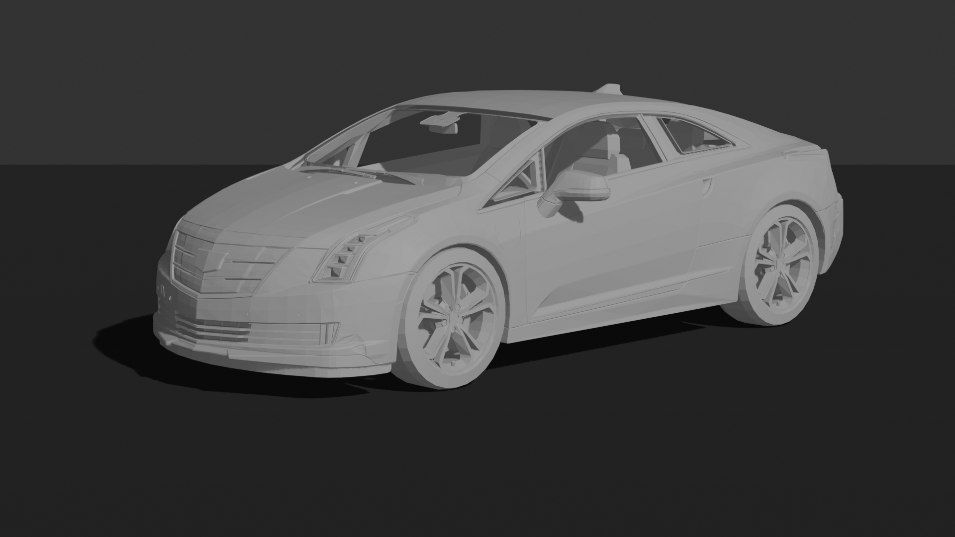 Cadillac ELR 2016 STL 3D Print Model