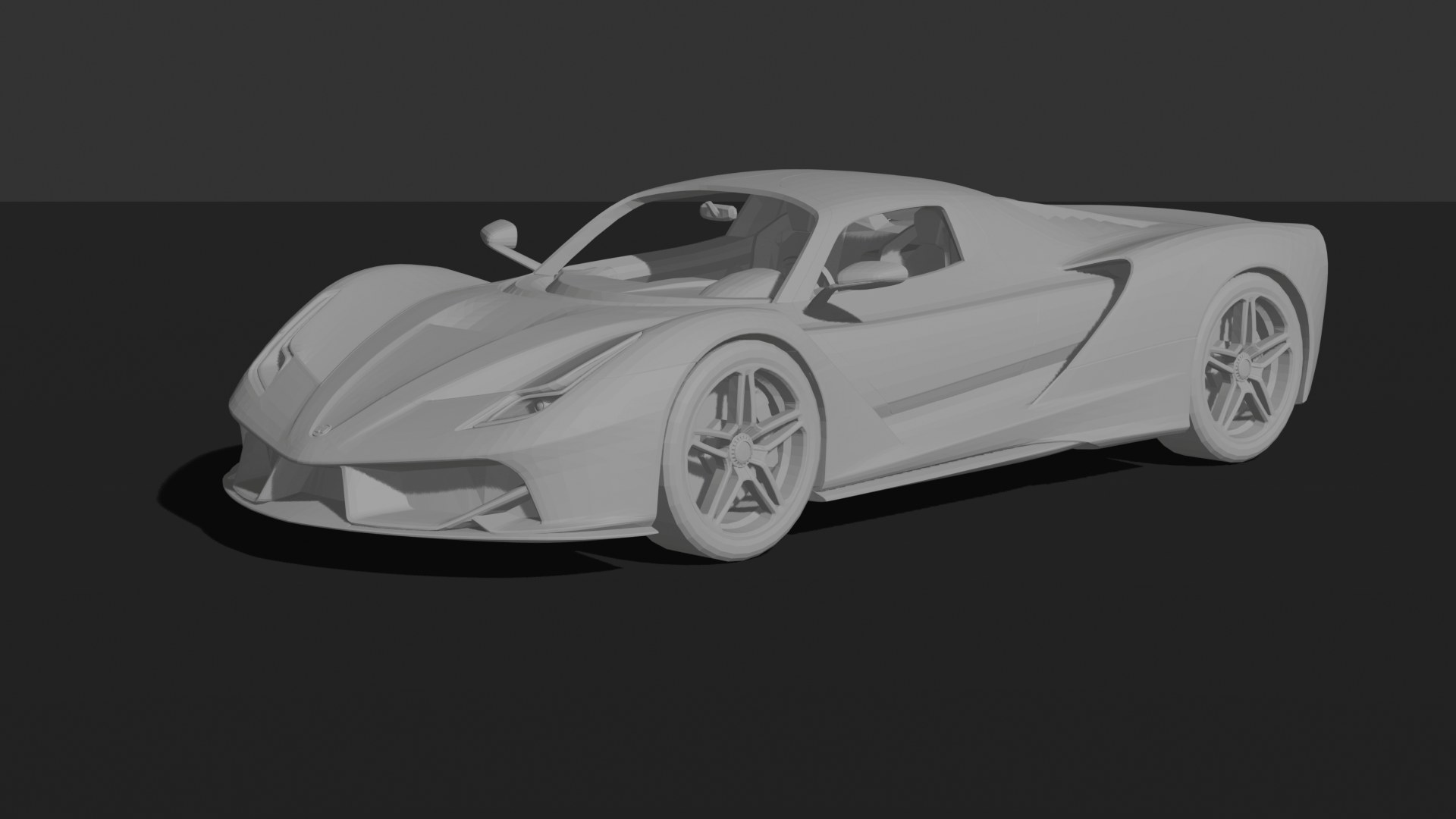 W Motors Lykan HyperSport STL 3D Print Model