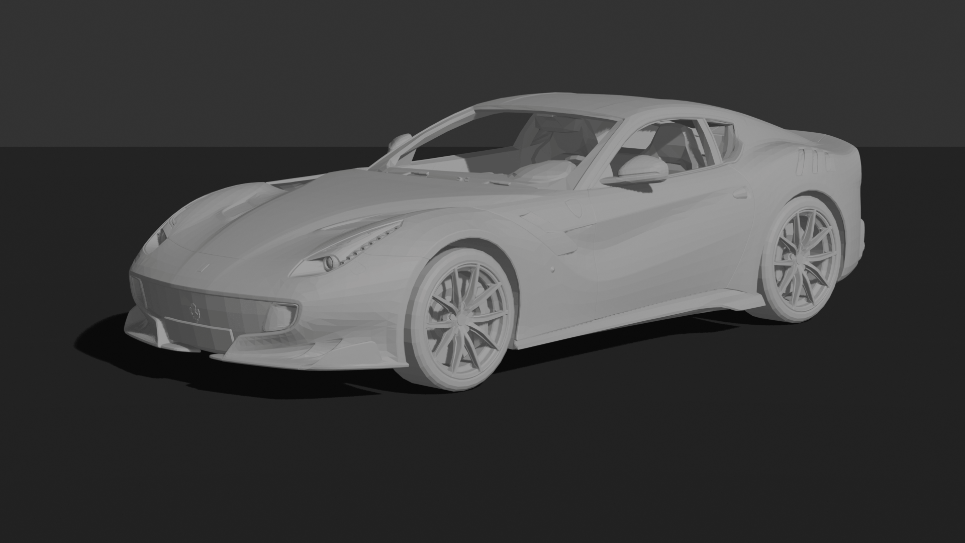 Ferrari F12tdf 2016 STL 3D Print Model