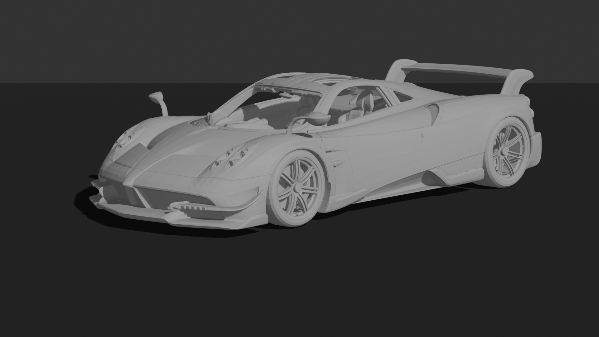 Pagani Huayra BC 2016 STL 3D Print Model