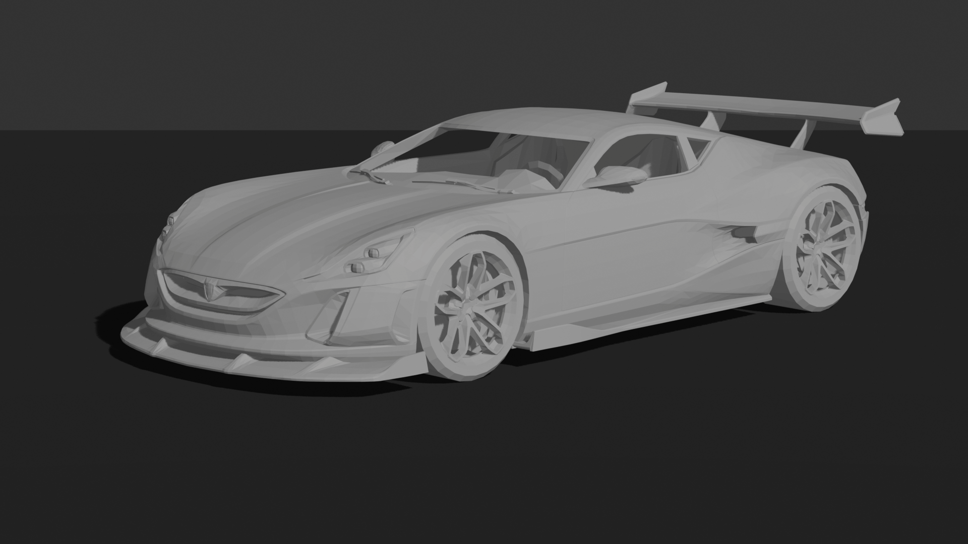 Rimac Concept S 2016 STL 3D Print Model