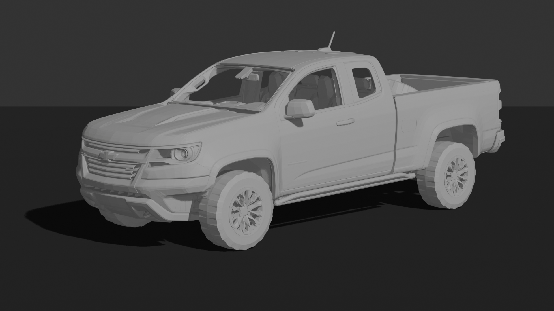 Chevrolet Colorado ZR2 2017 STL 3D Print Model