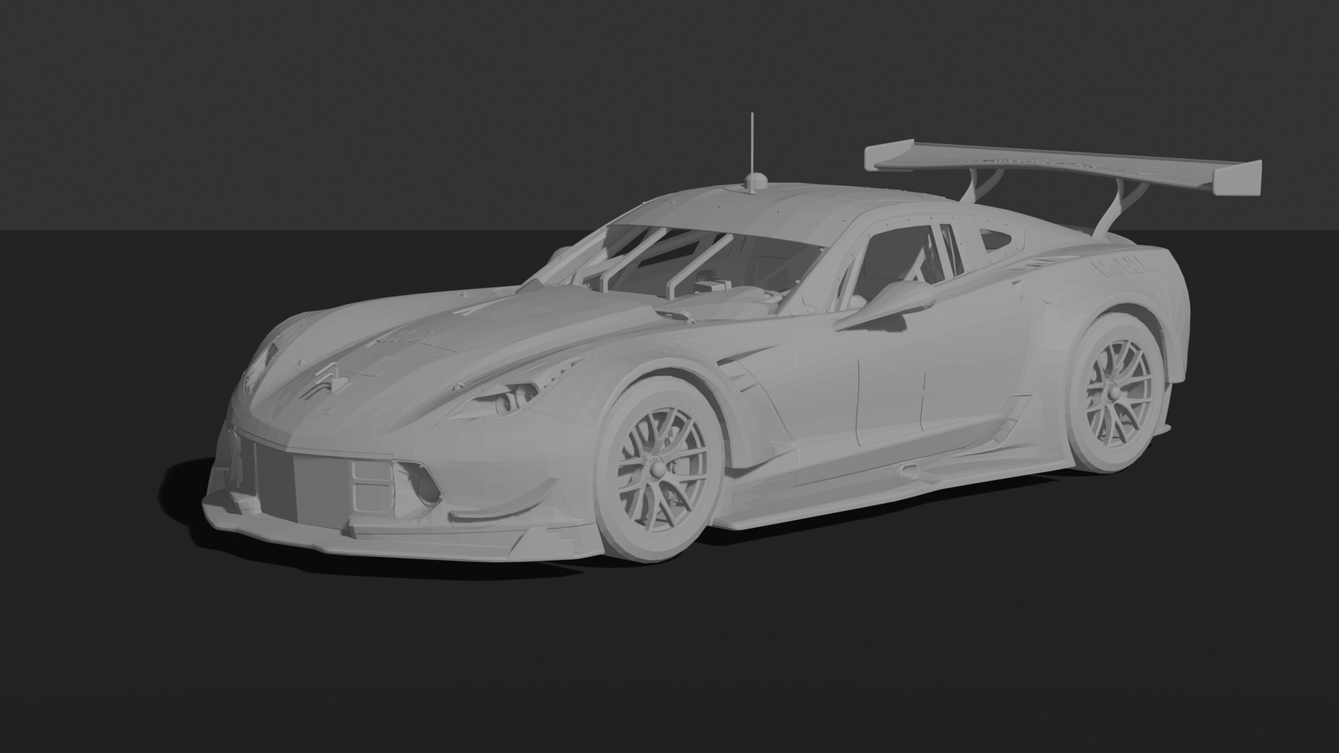 Chevrolet Corvette C7-R 2017 STL 3D Print Model