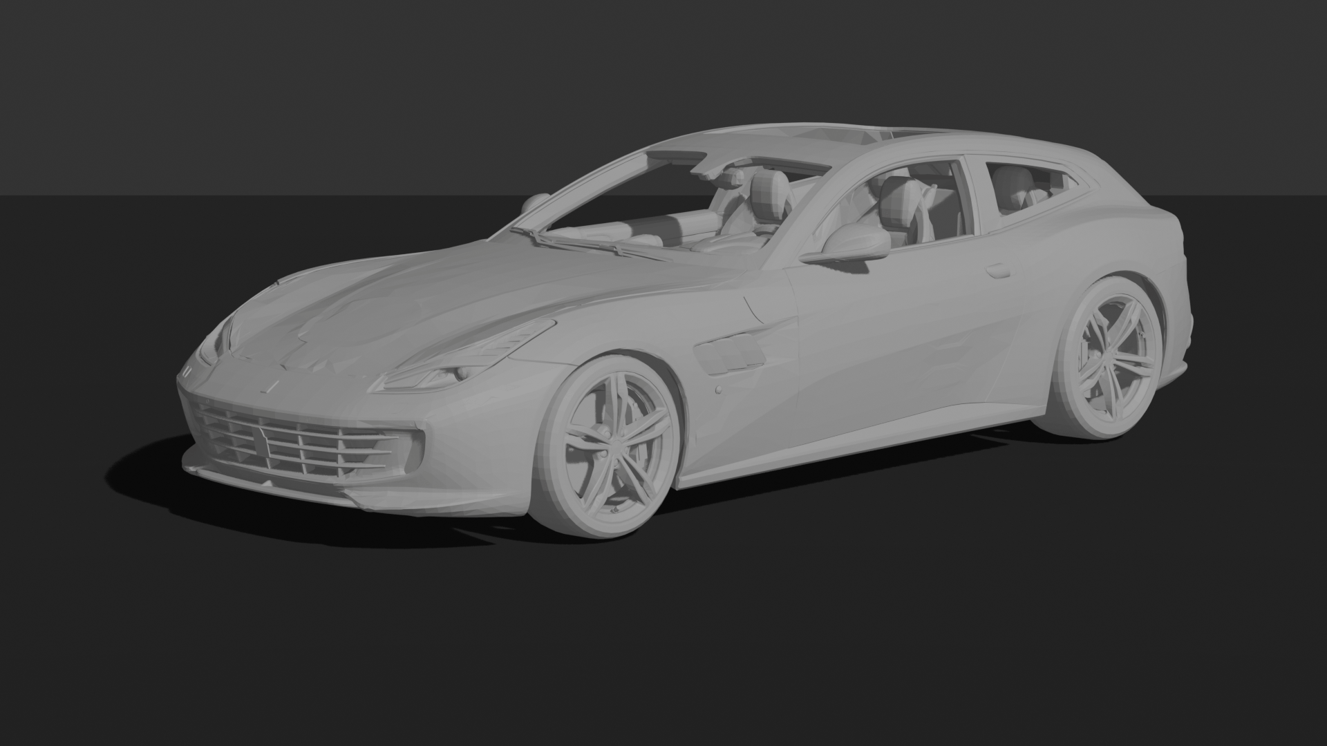 Ferrari GTC4 Lusso 2017 STL 3D Print Model