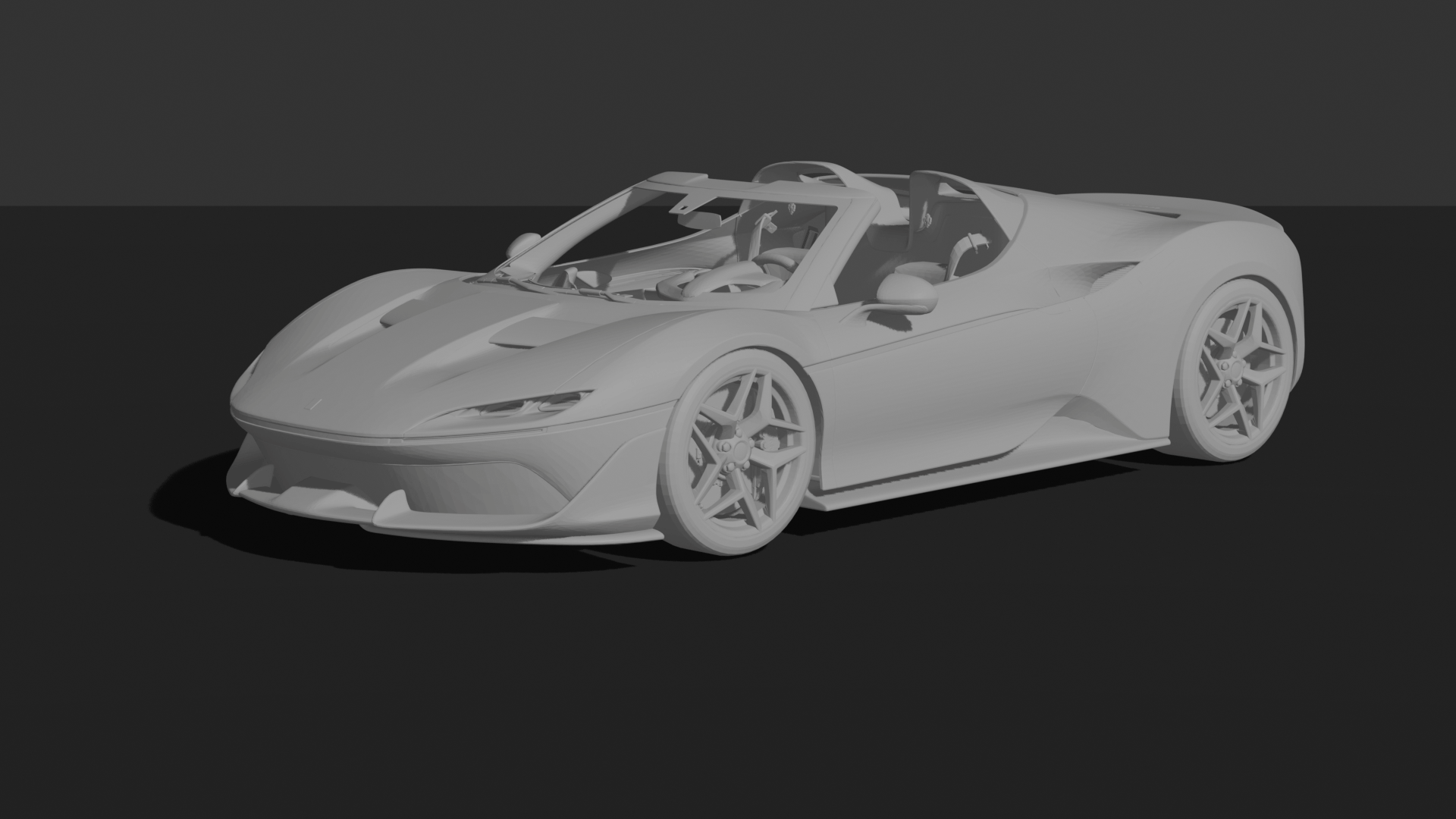 Ferrari J50 2017 STL 3D Print Model