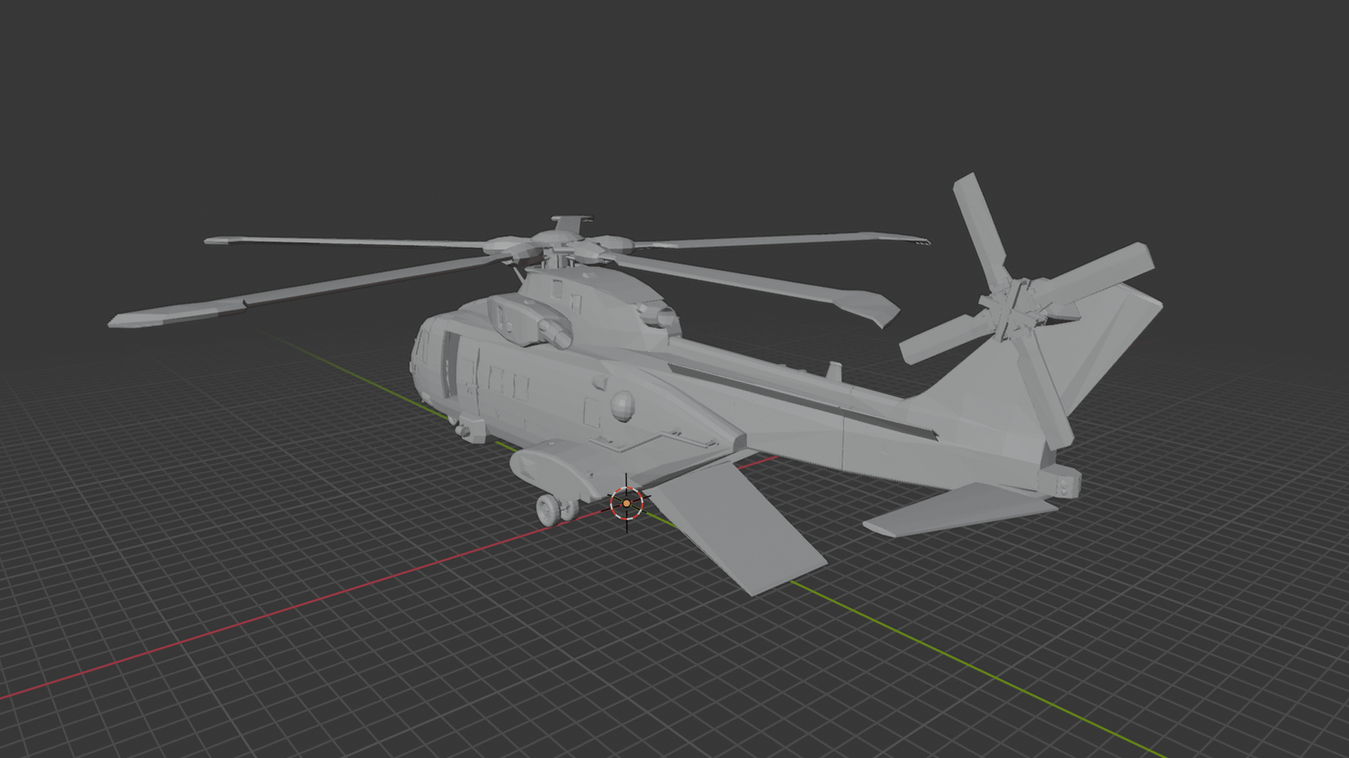 AgustaWestland AW101 Royal Navy STL 3D Print Model