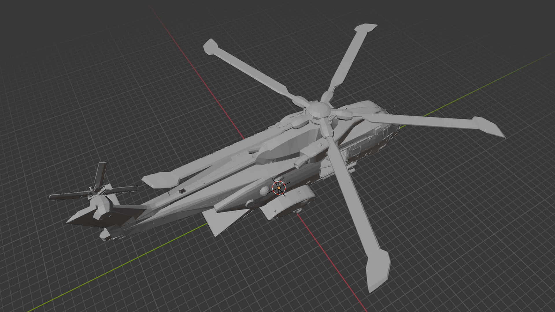 AgustaWestland AW101 Royal Navy STL 3D Print Model