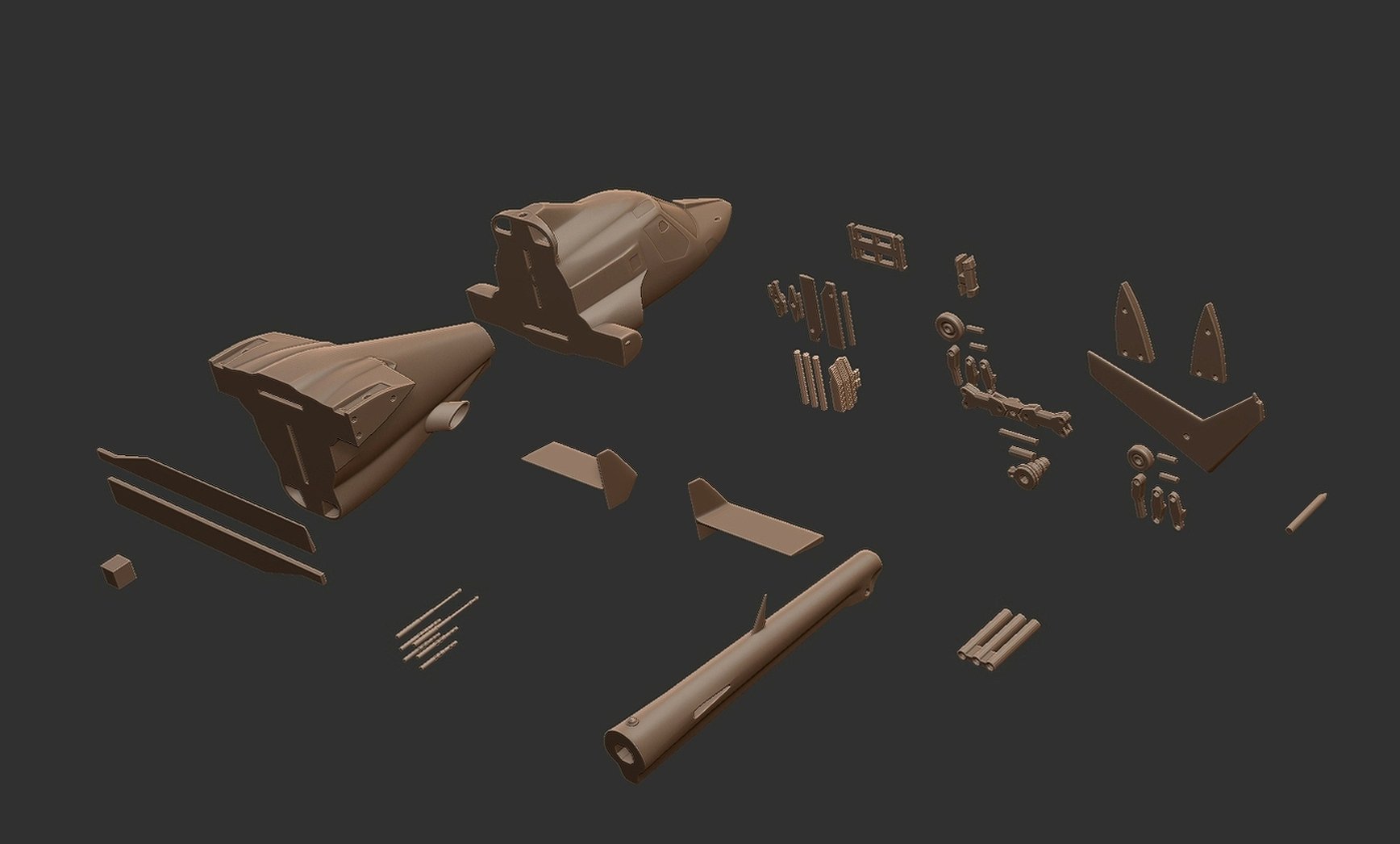 Bell 222 Airwolf Helicopter STL 3D Print Model