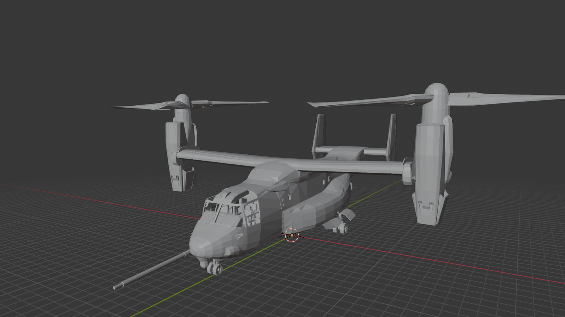 Bell Boeing V-22 Osprey Tiltrotor STL 3D Print Model