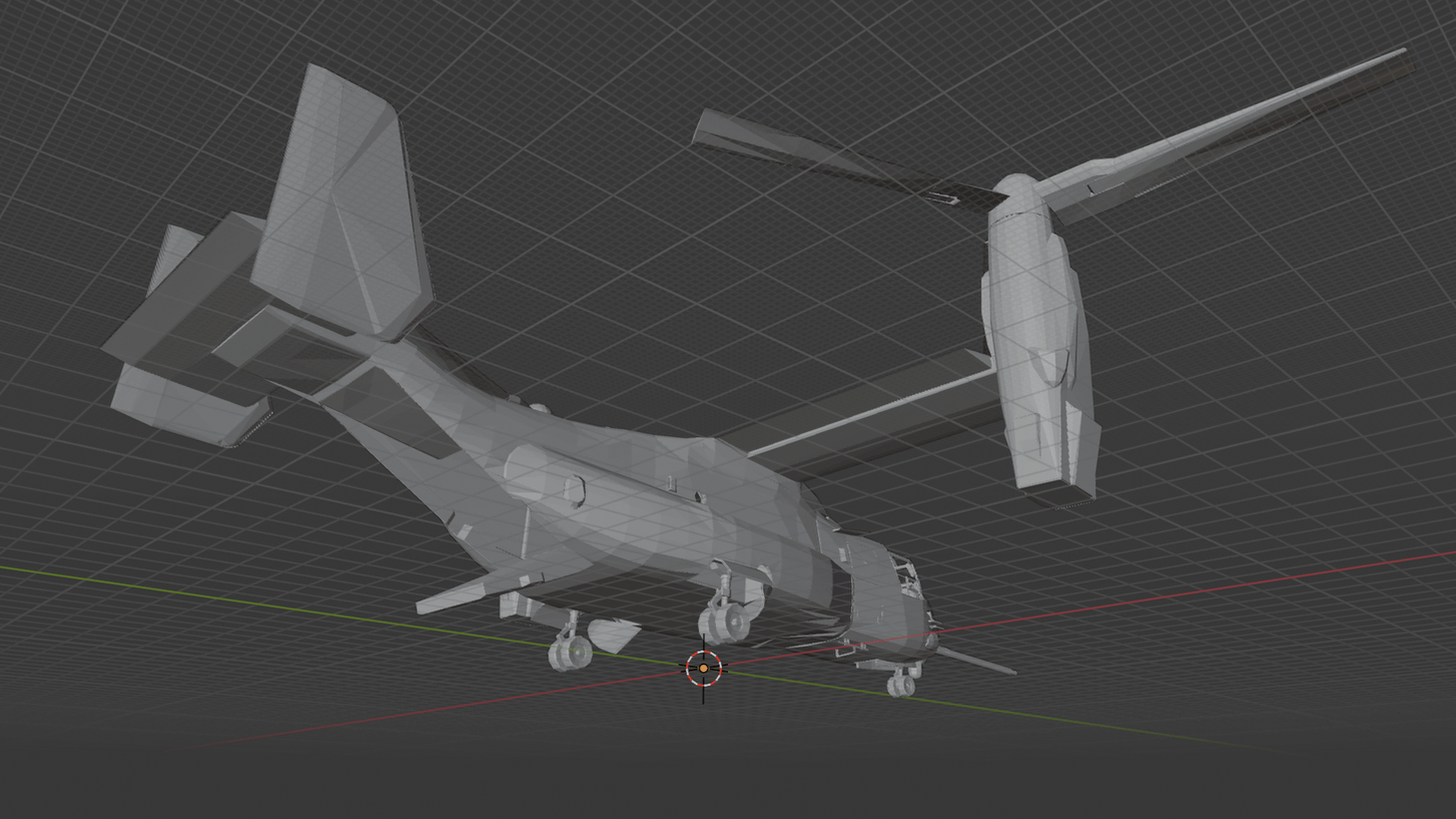 Bell Boeing V-22 Osprey Tiltrotor STL 3D Print Model