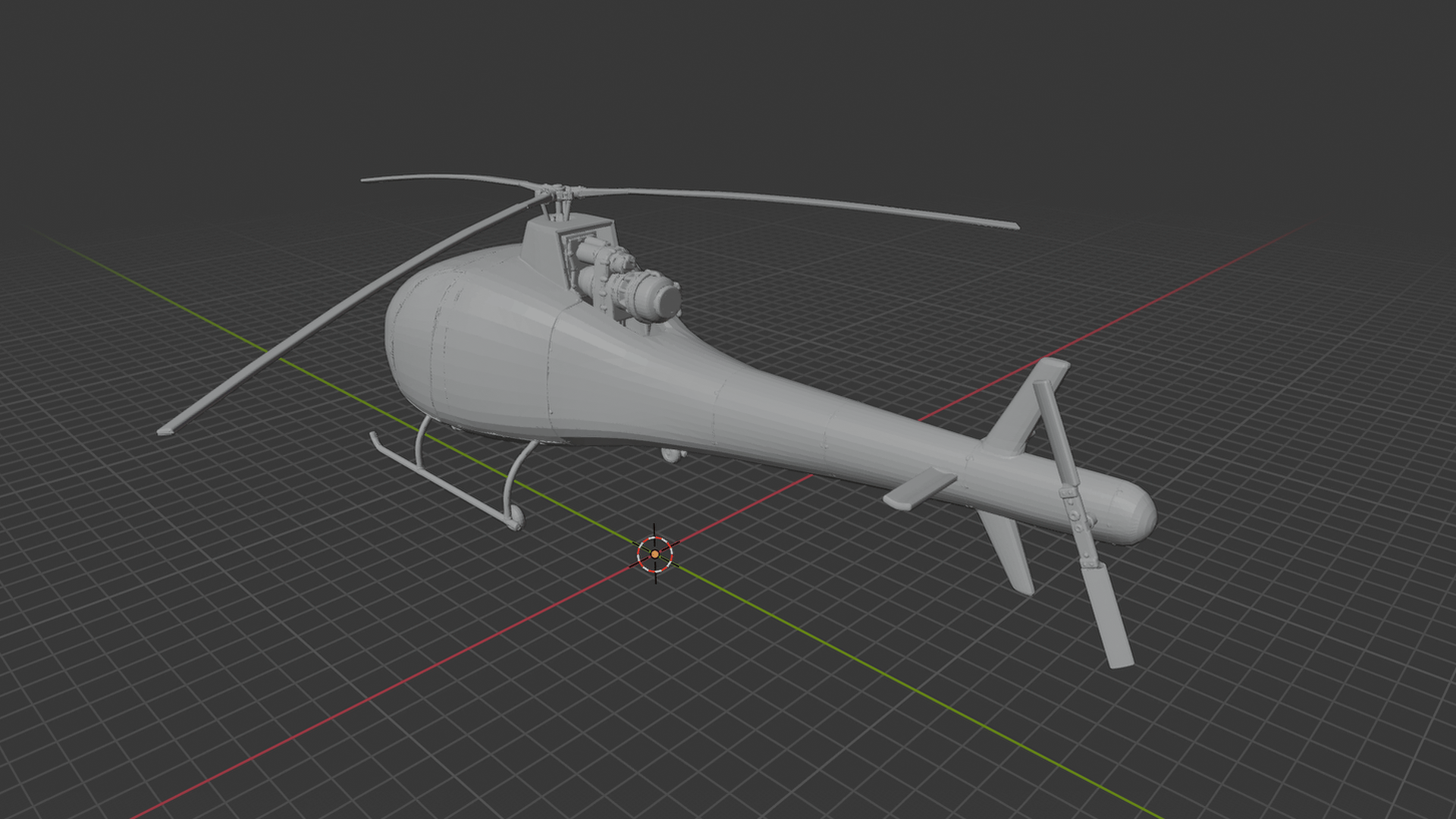 HAD Aeronautics Helineo Helicopter STL 3D Print Model