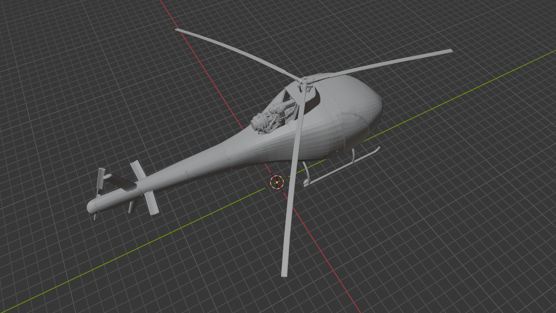 HAD Aeronautics Helineo Helicopter STL 3D Print Model