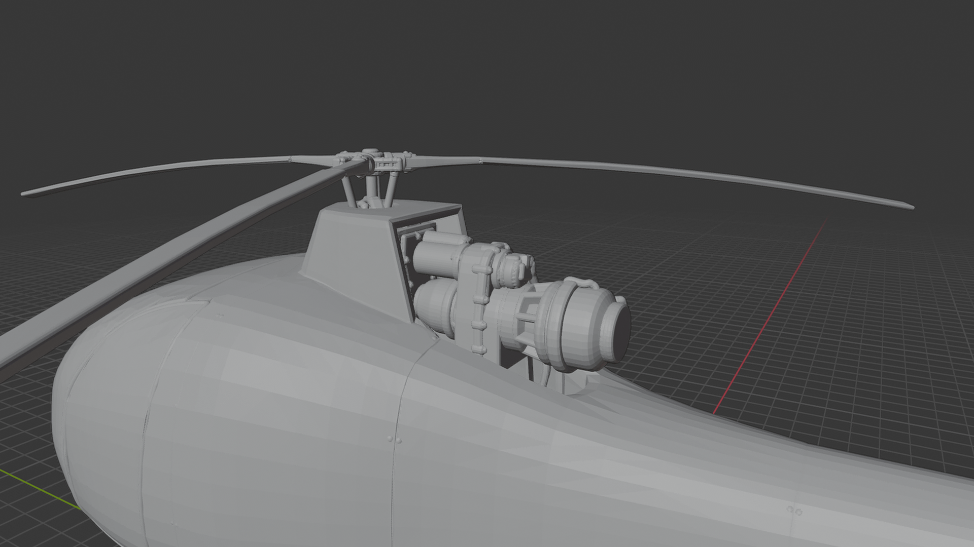 HAD Aeronautics Helineo Helicopter STL 3D Print Model