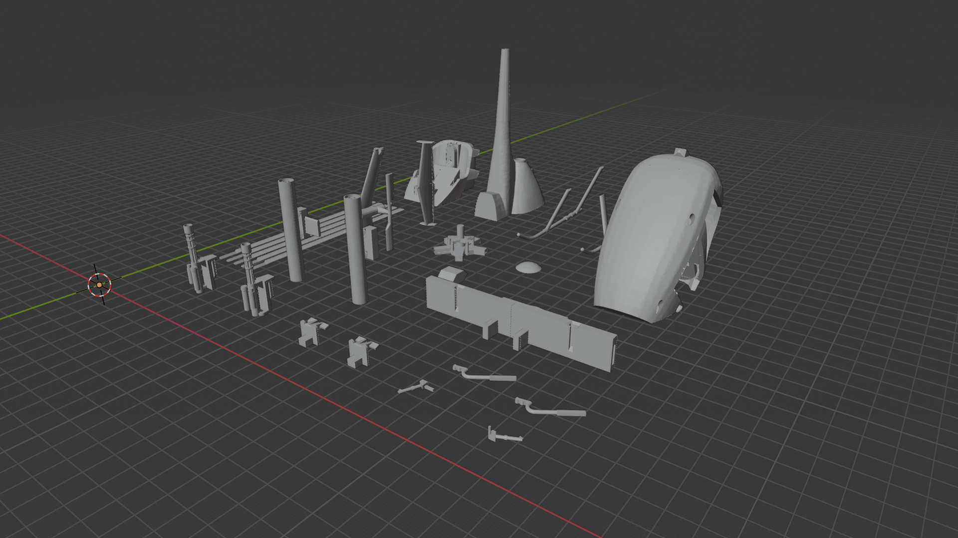 MH-6 Little Bird Helicopter STL 3D Print Model