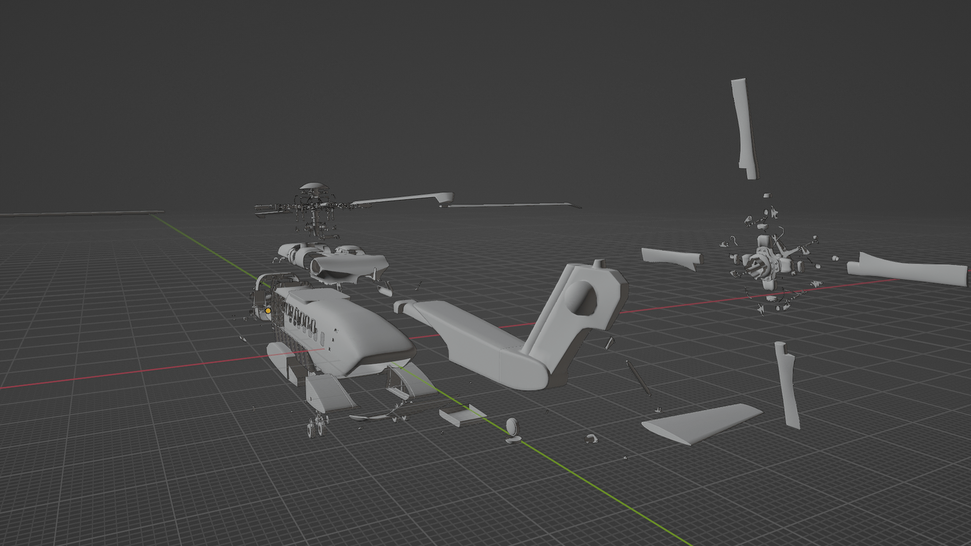Sikorsky S-92 Helicopter STL 3D Print Model