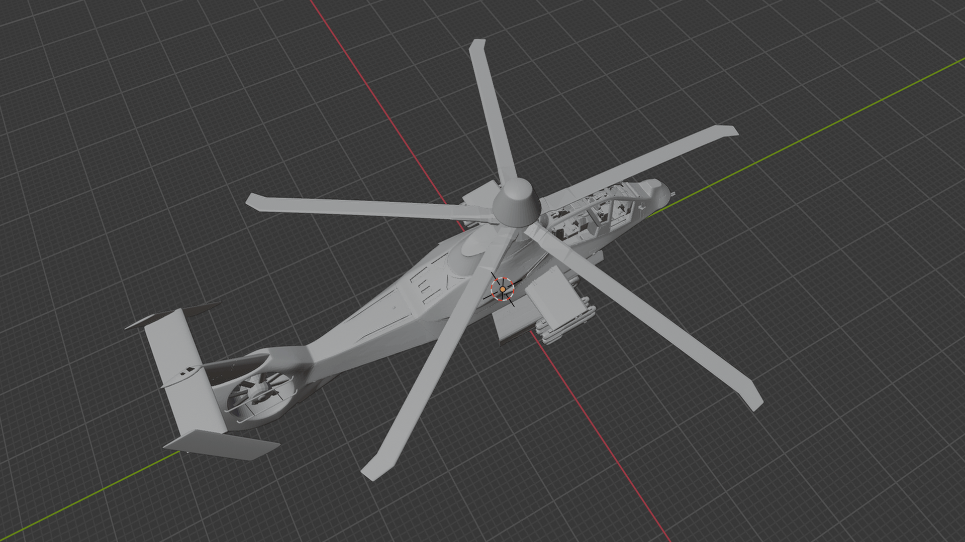 Boeing-Sikorsky RAH-66 Comanche STL 3D Print Model