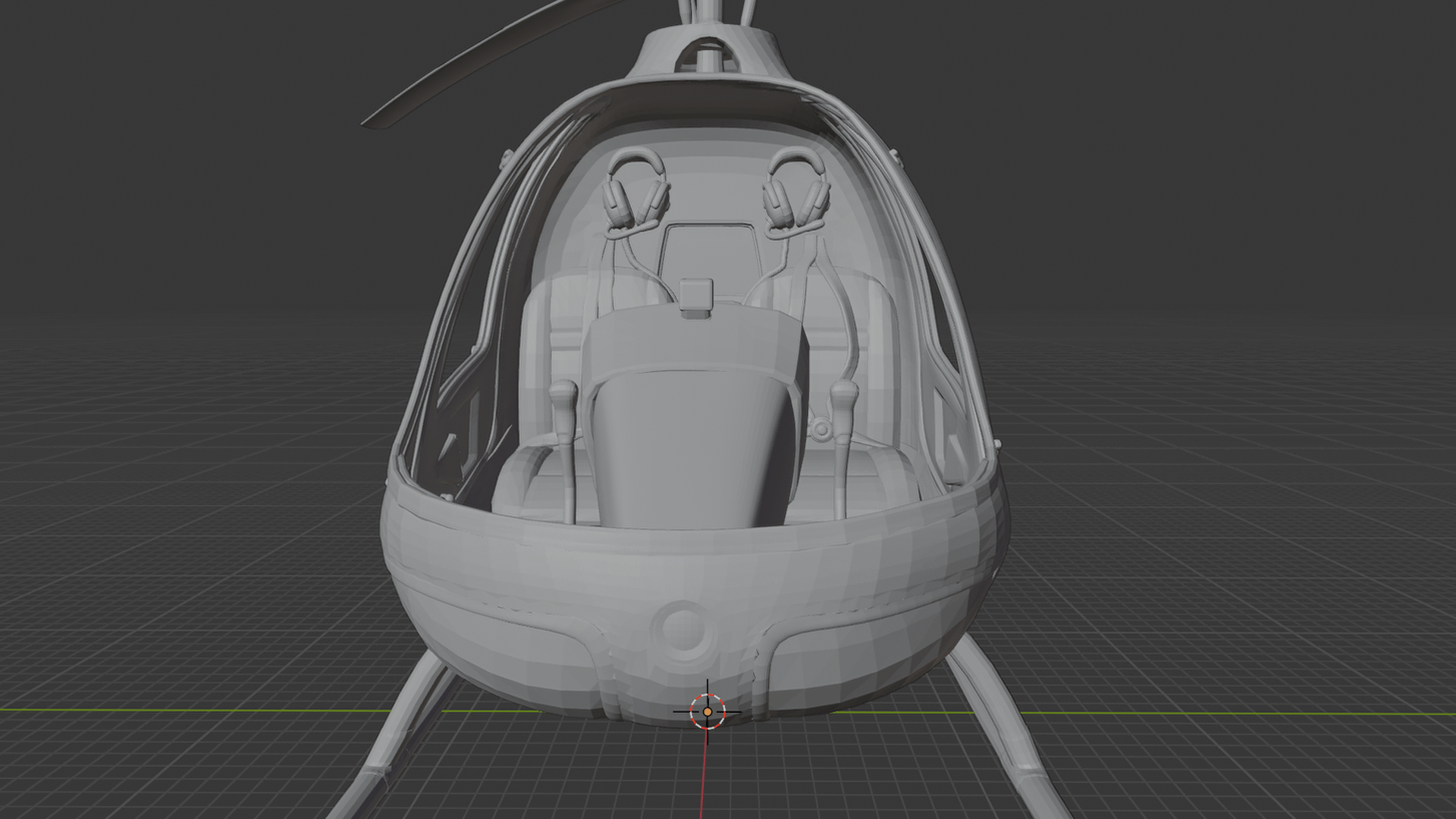 Guimbal Cabri G2 Helicopter STL 3D Print Model