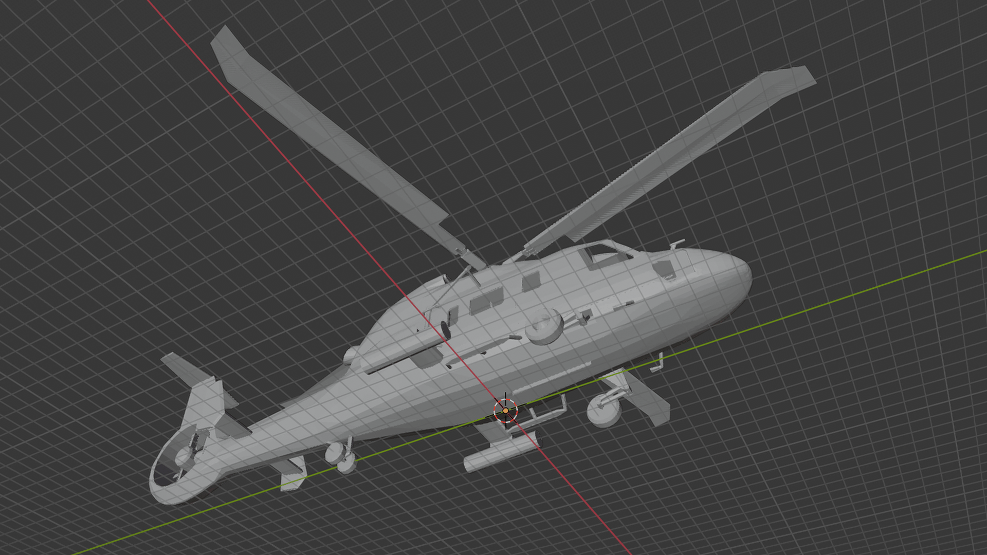 Kamov Ka-60 Kasatka Helicopter STL 3D Print Model